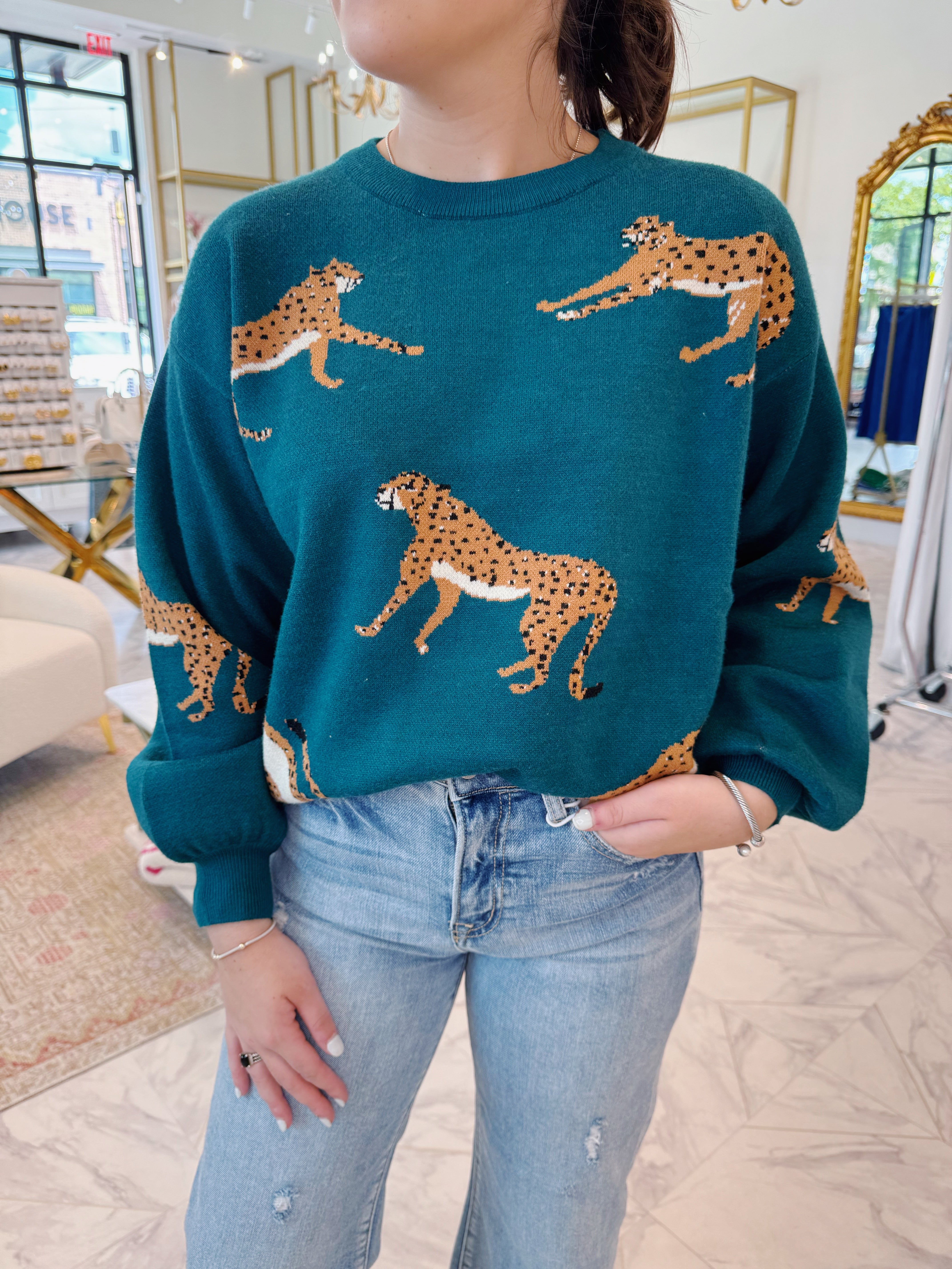 Wild Card Sweater - Dark Green