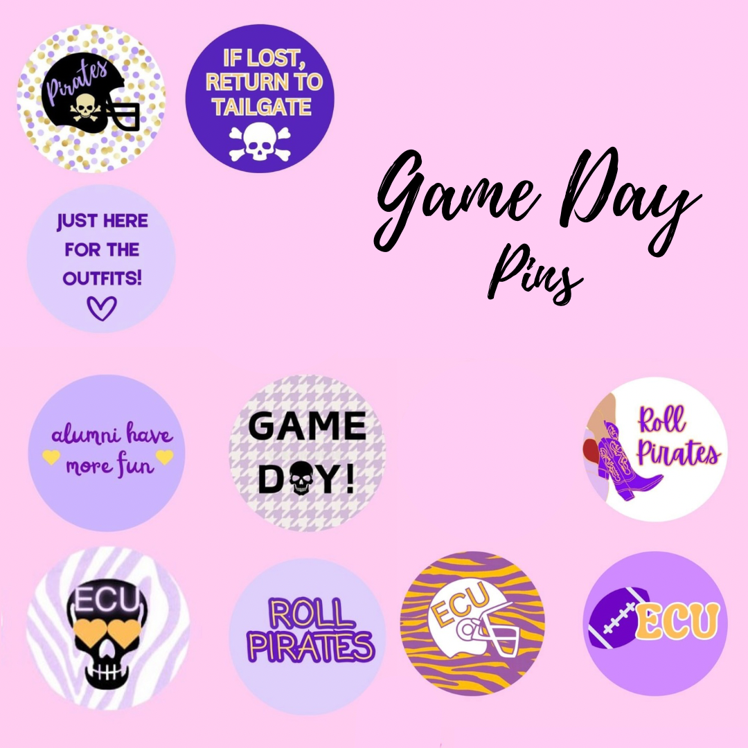 Game Day Pins