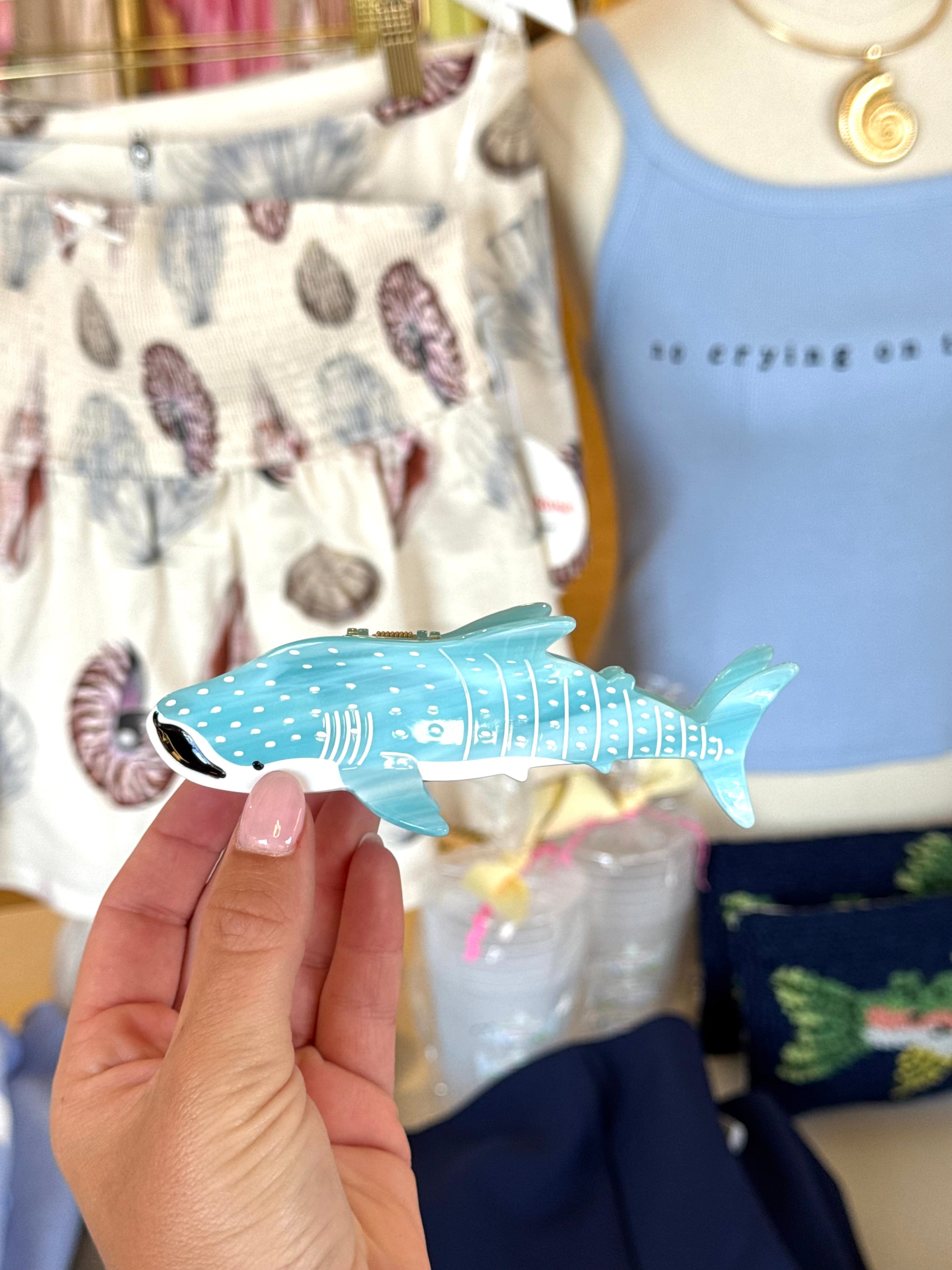 Whale Shark Claw Clip