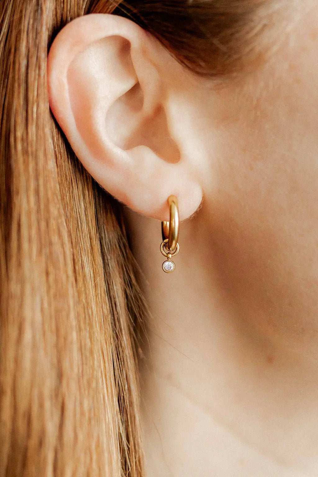 Celine Huggie Earrings