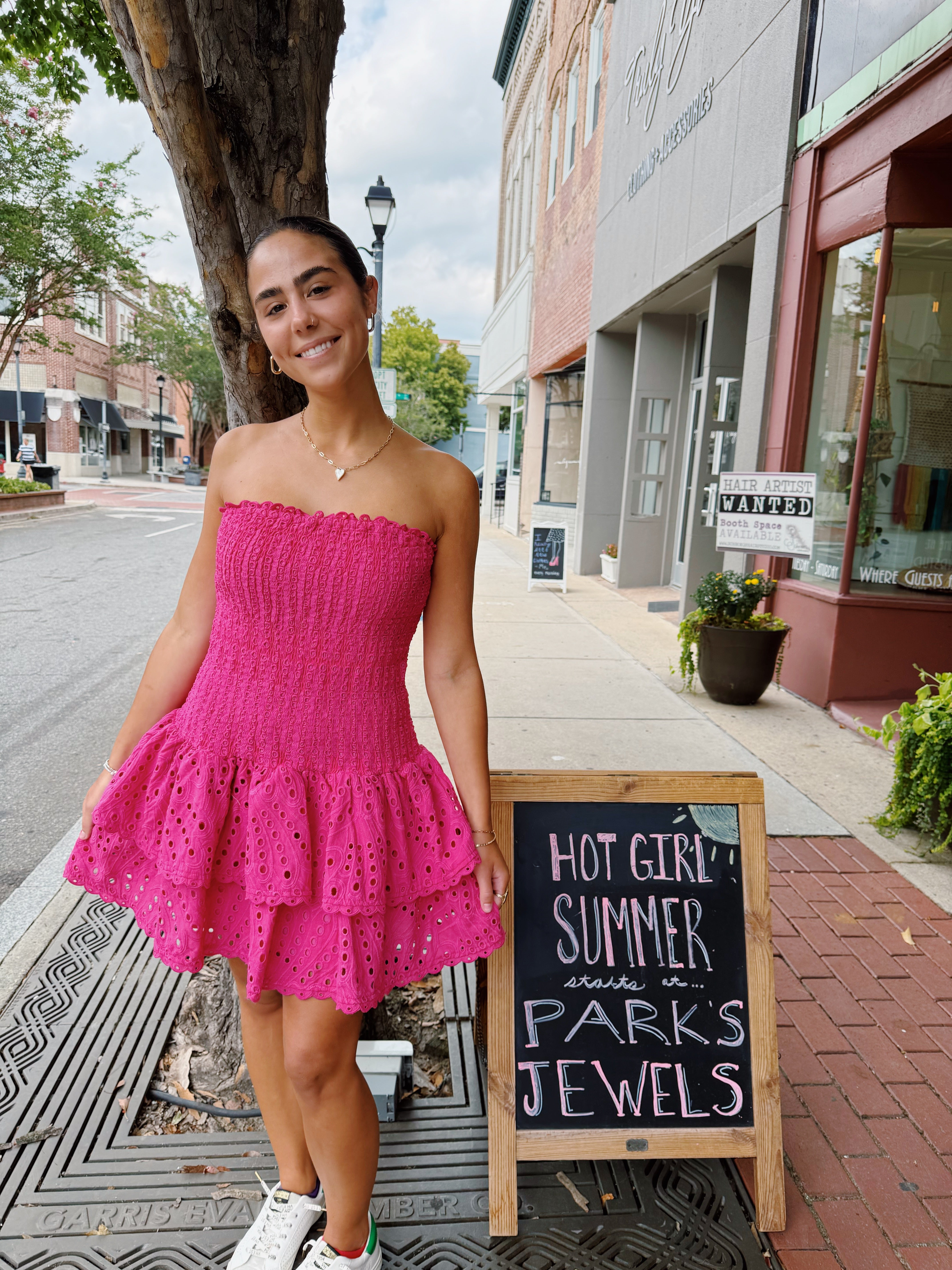 Roaming Italy Dress - Pink