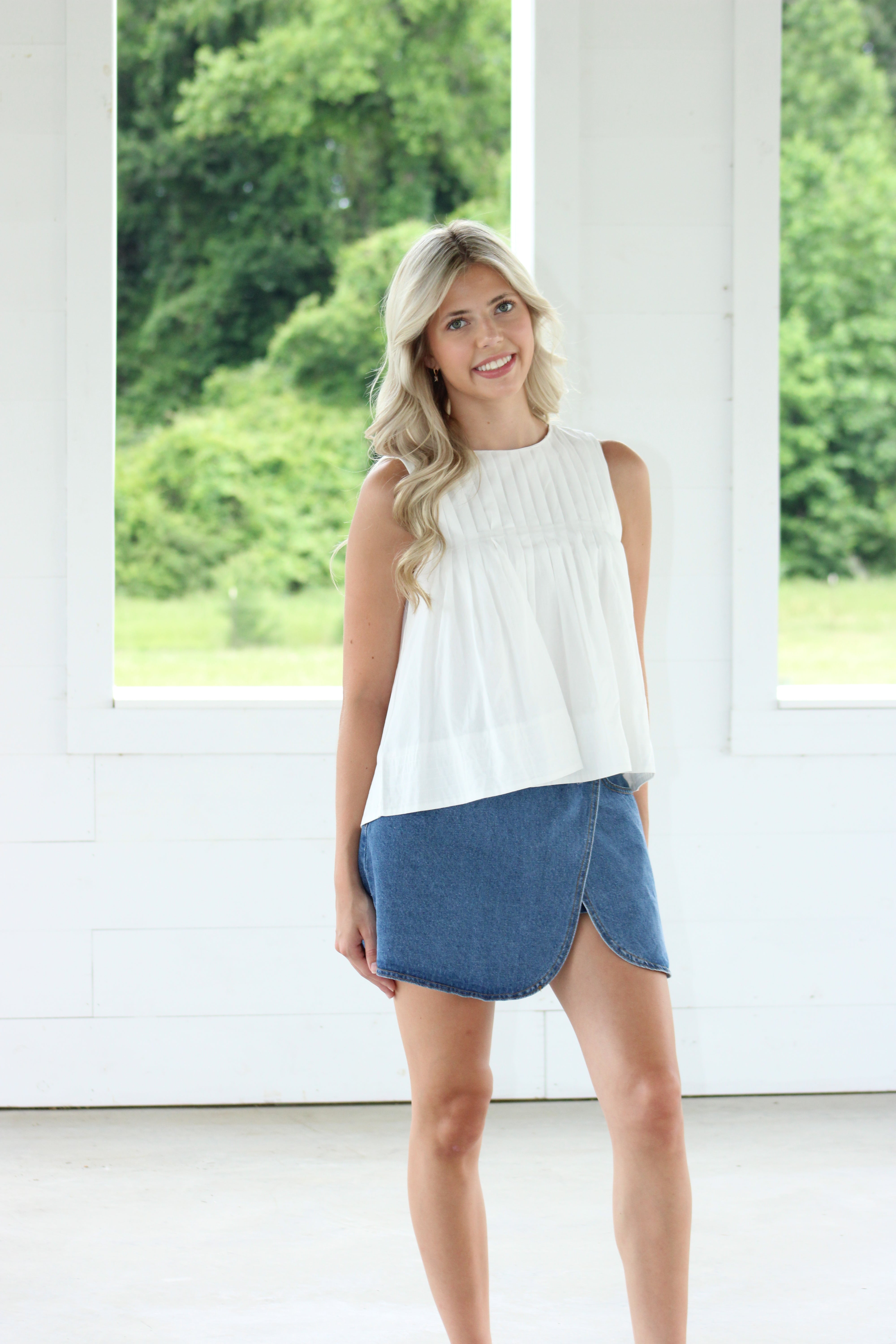 Logan Top - White