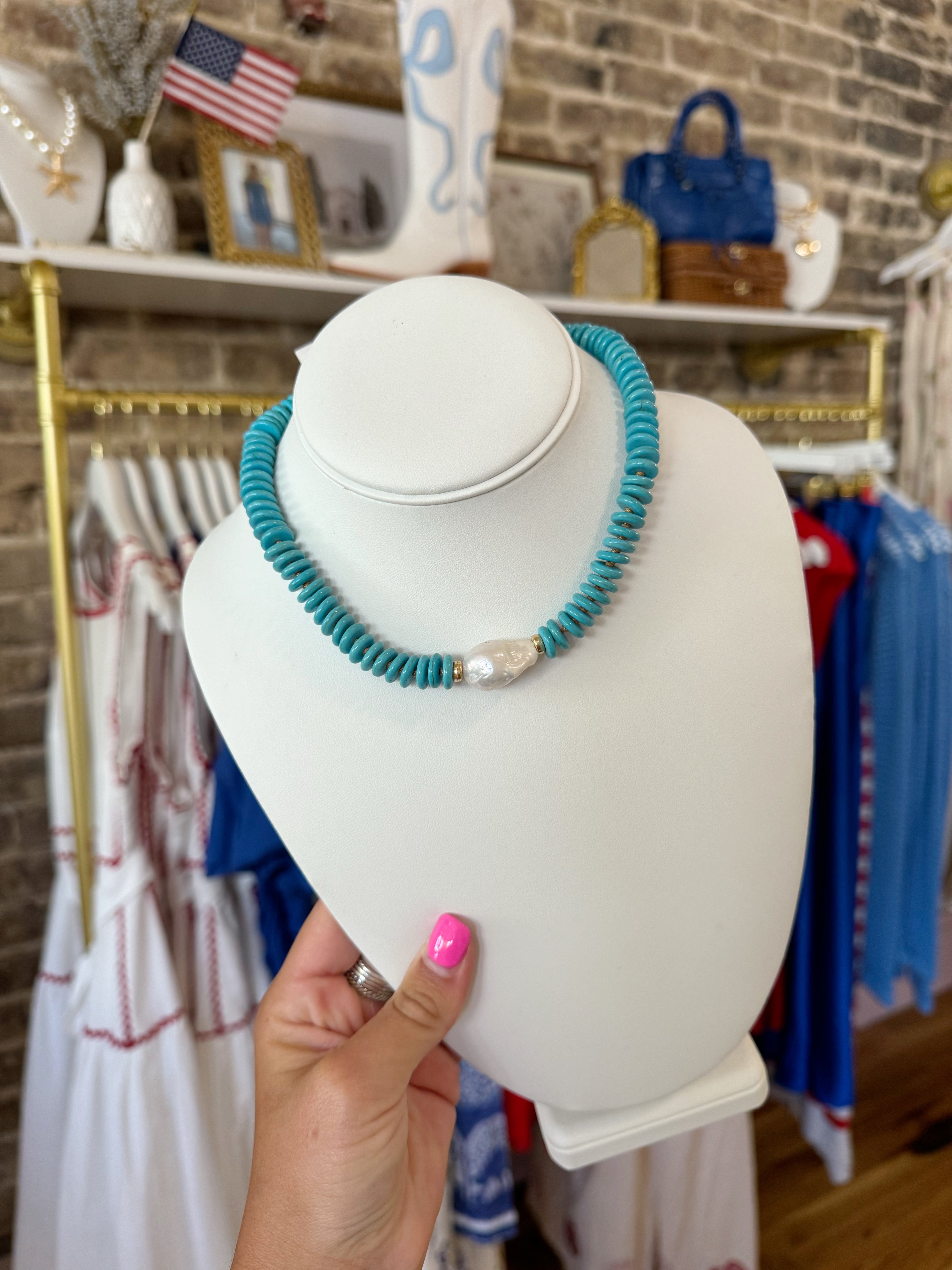 Islander Necklace - Candy Blue