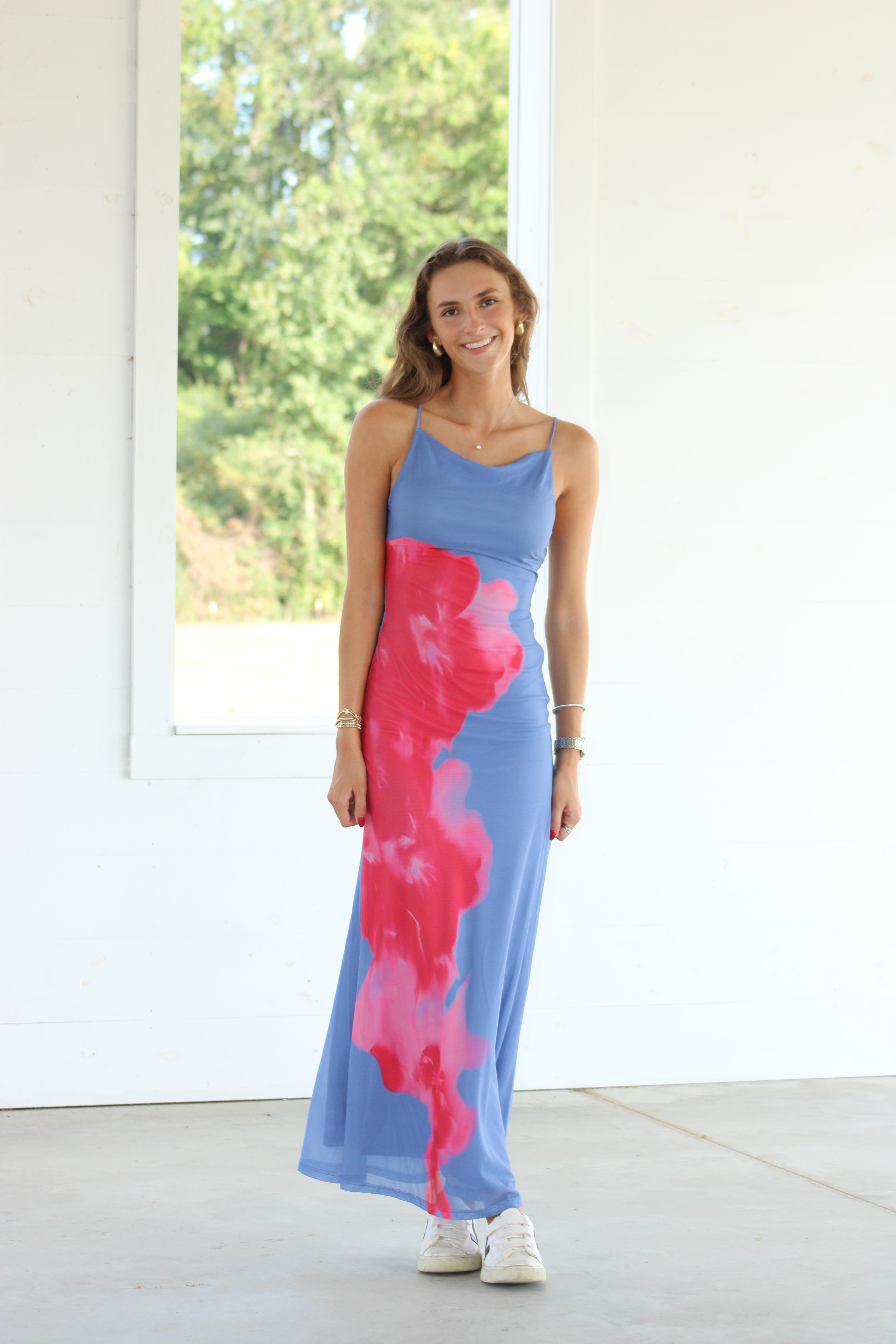 Angelica Maxi Dress - Blue