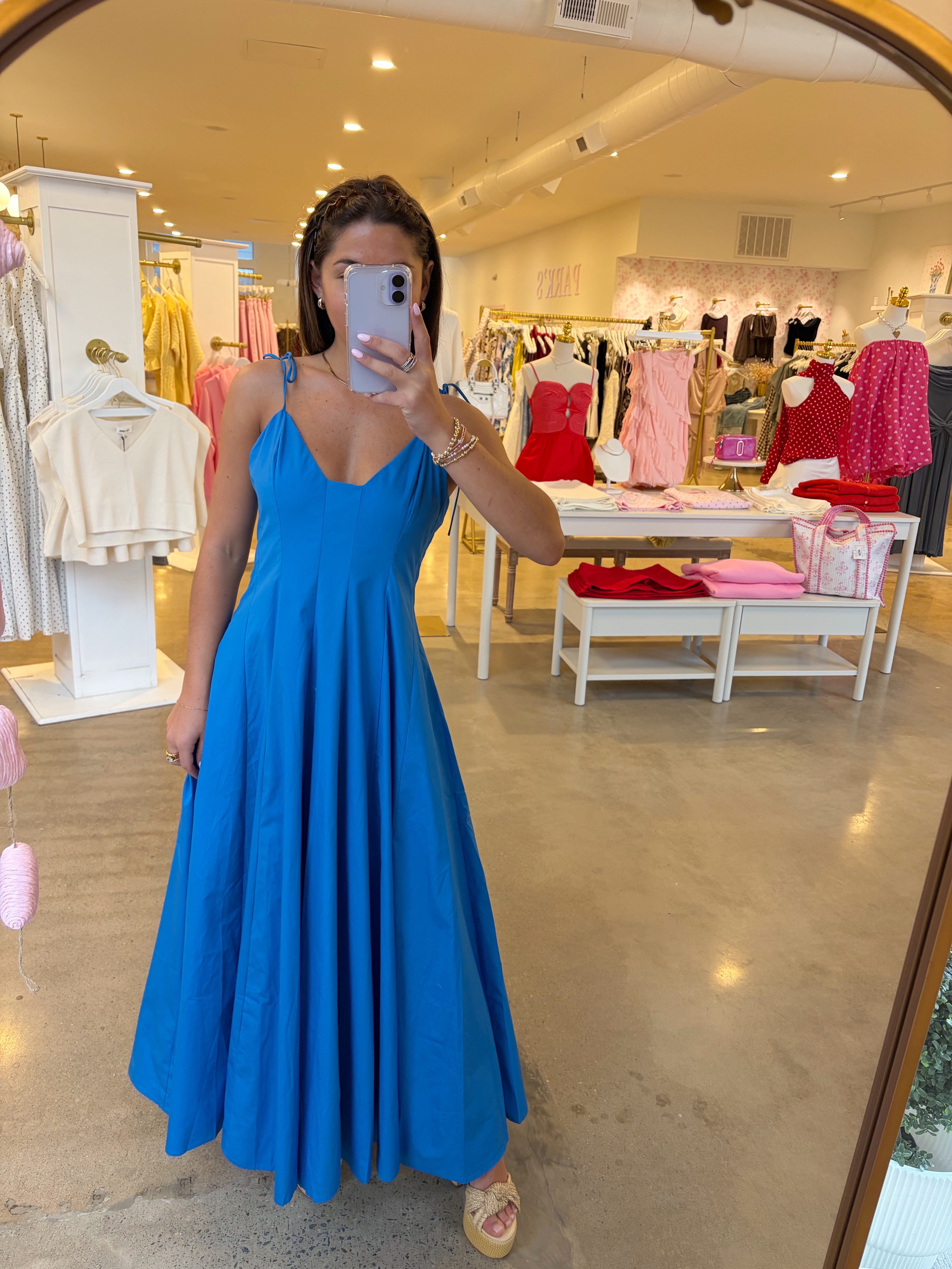 Brynn Maxi Dress - Caribbean Blue