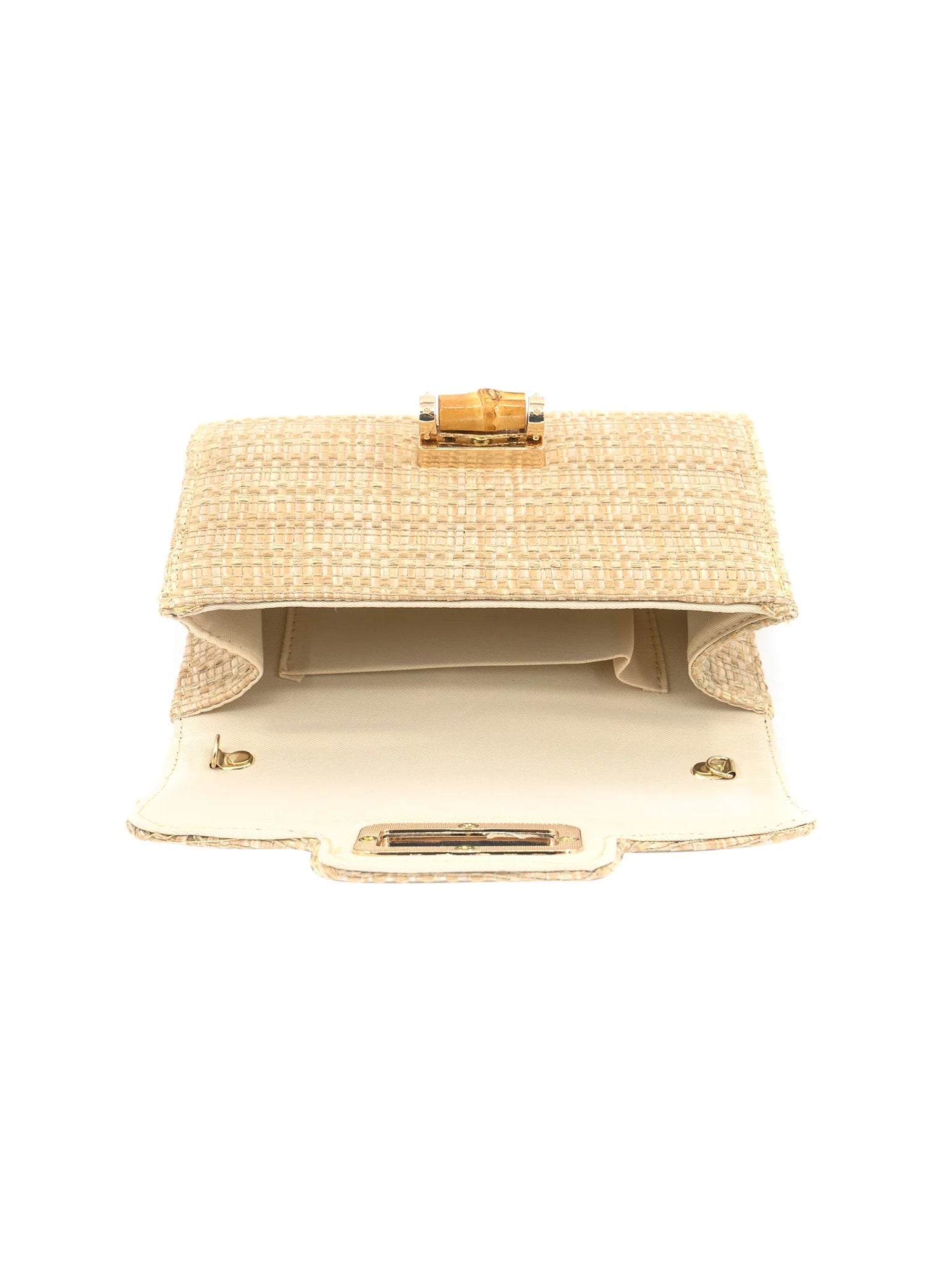 Natural Woven Clutch Bag