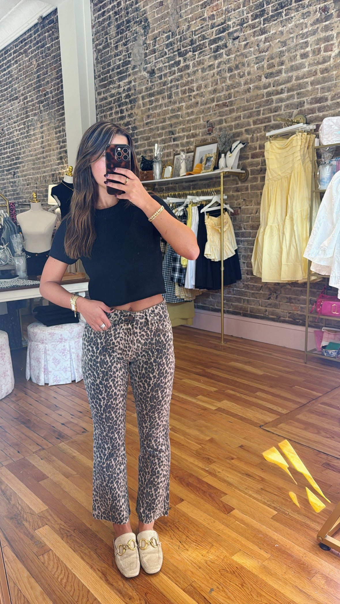 In The Wild Denim - Leopard