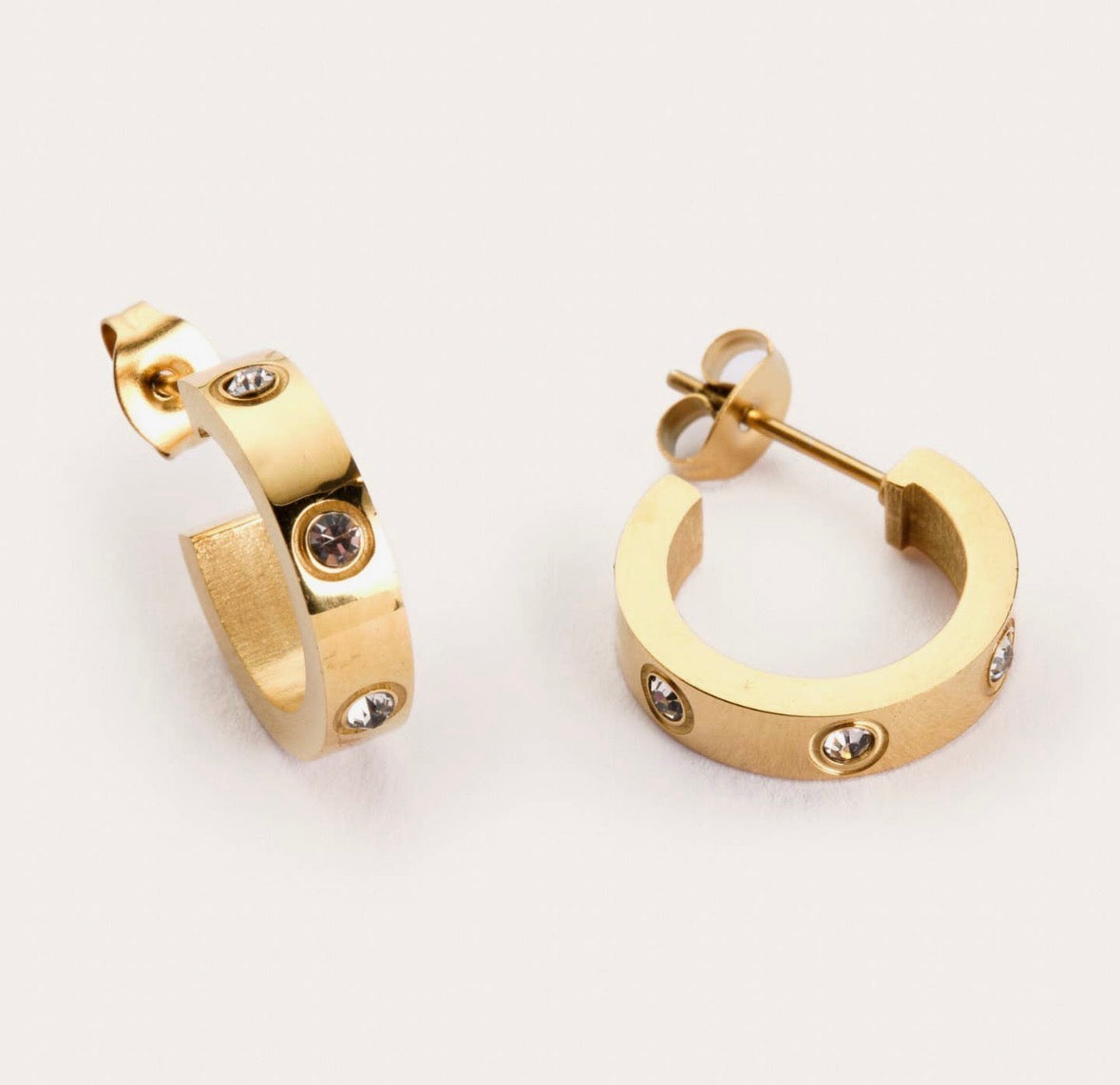 Corinne Gold Hoops - Gold