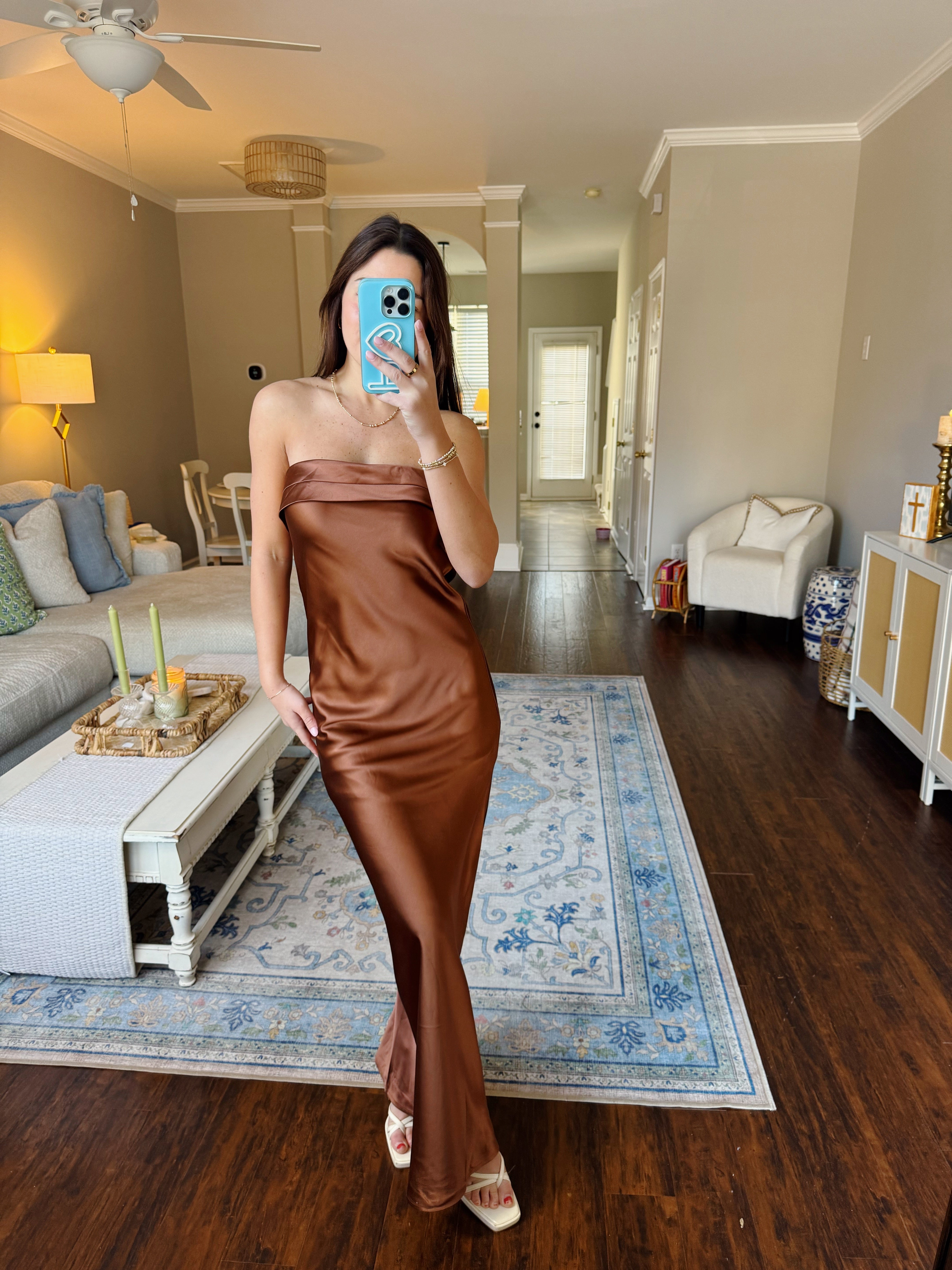 Precious Soul Maxi Dress - Brown