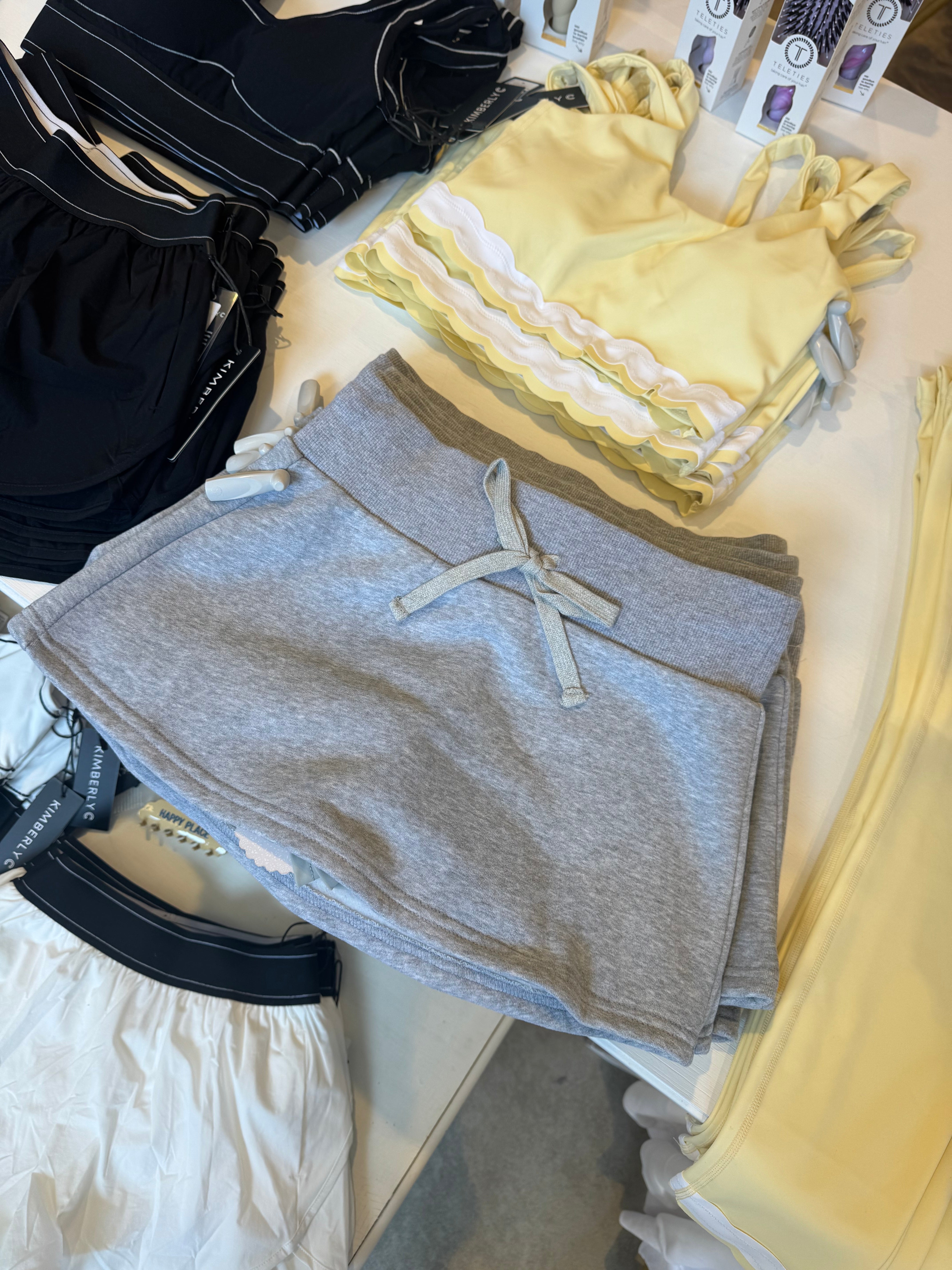 Hana Sweat Skort - Heather Grey