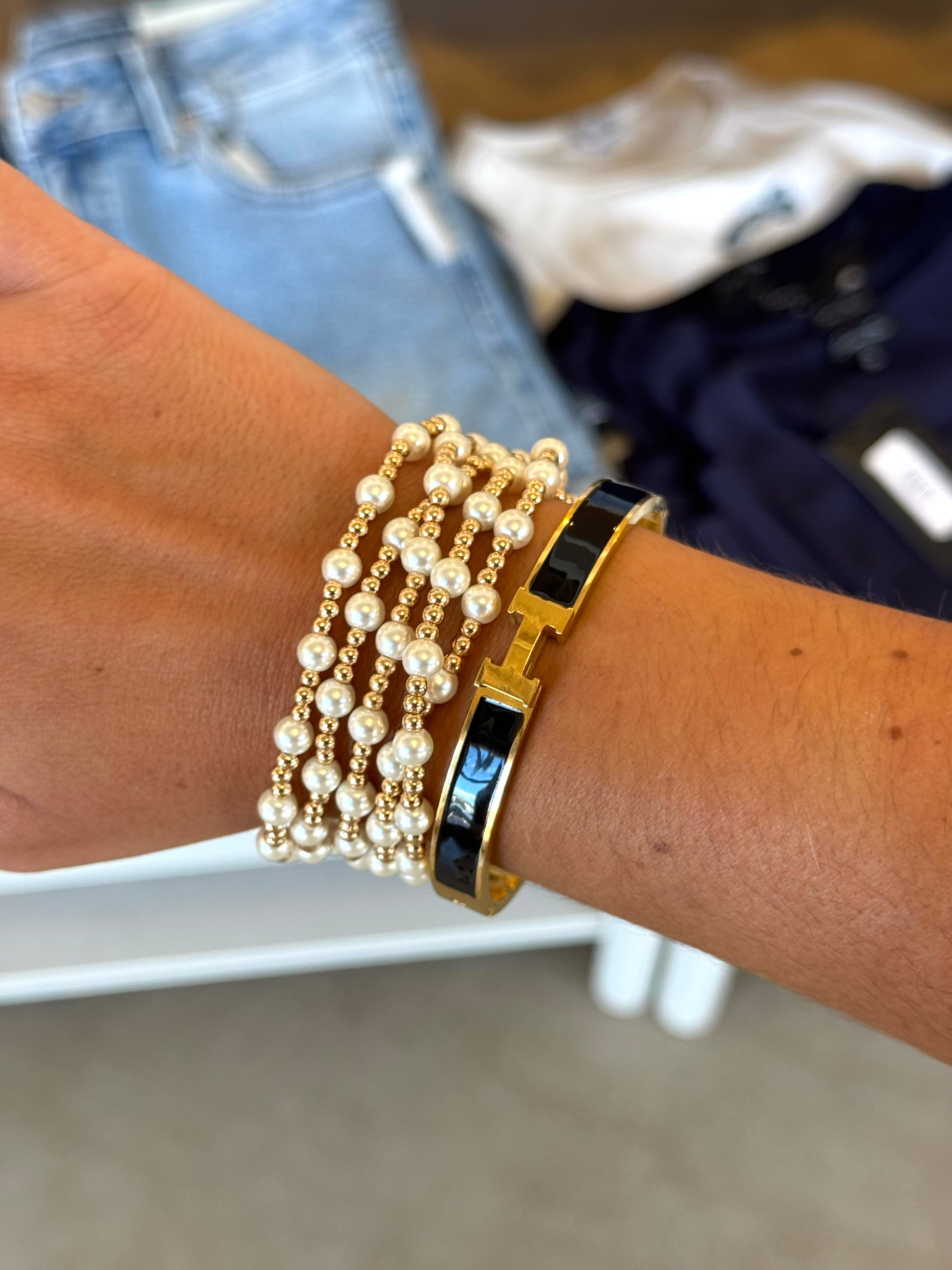 Half Size Initial Bracelet