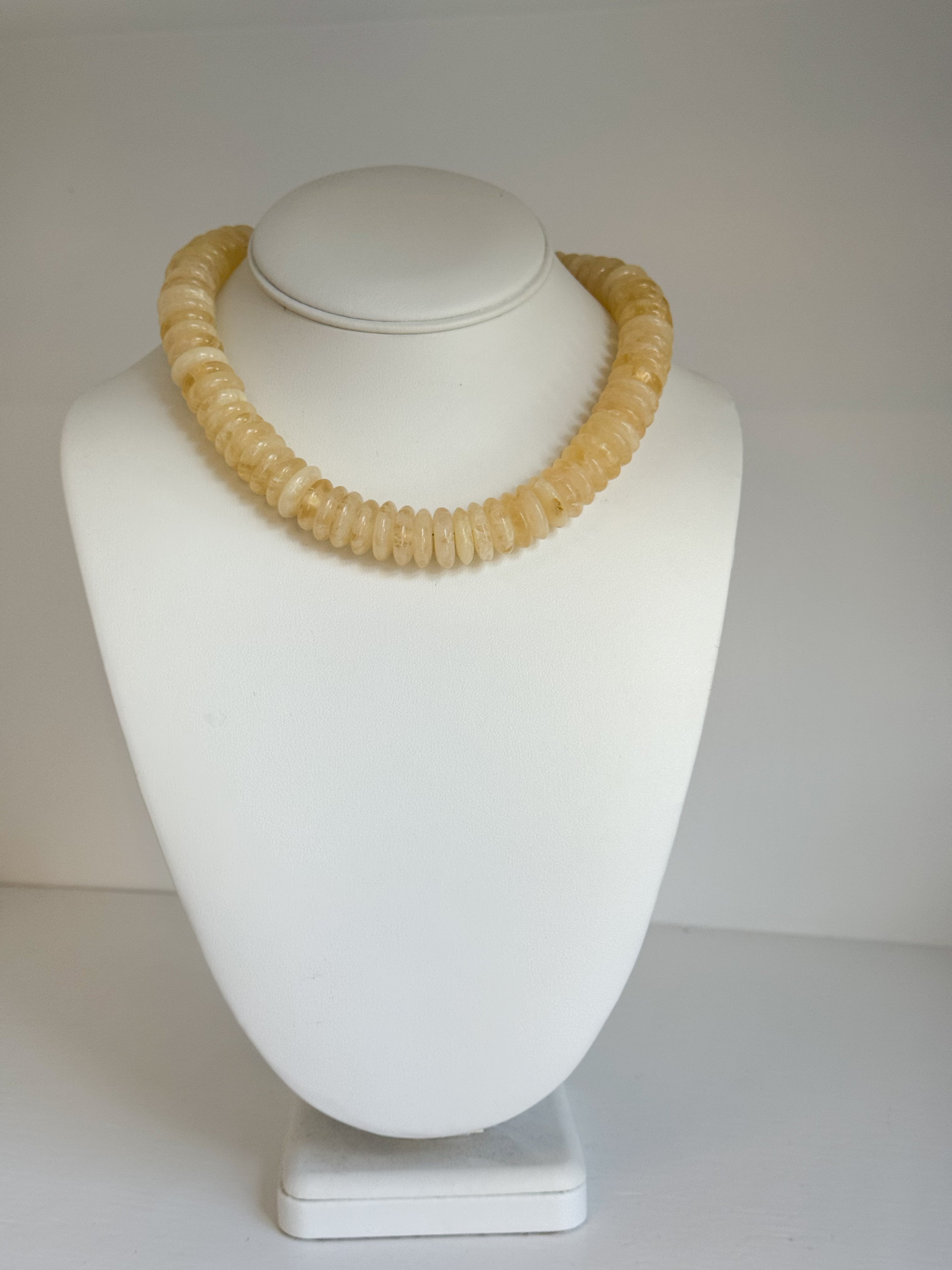 Staple Bead Candy Necklace - Cream
