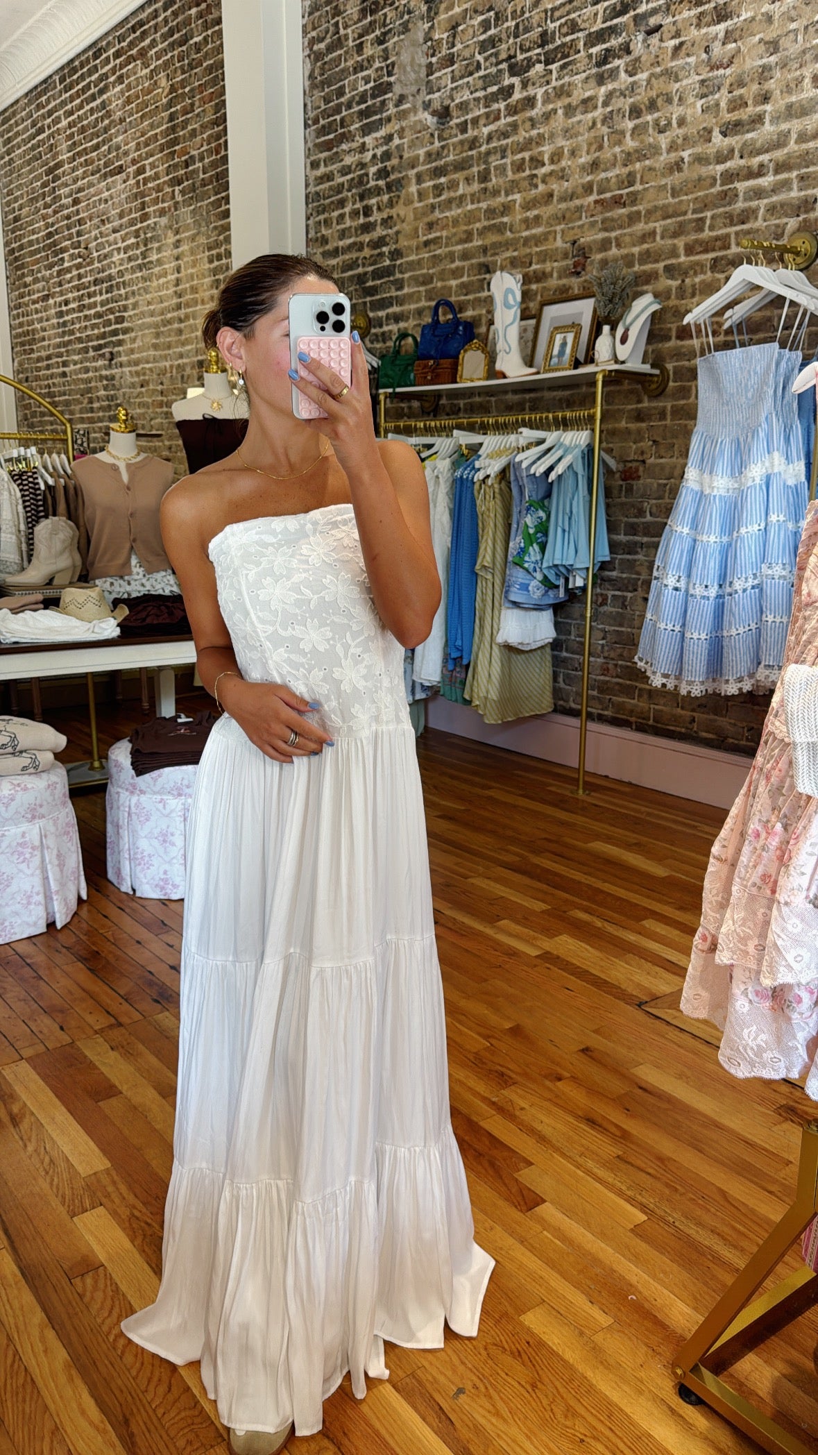 Pretty Thoughts Maxi Dress - White