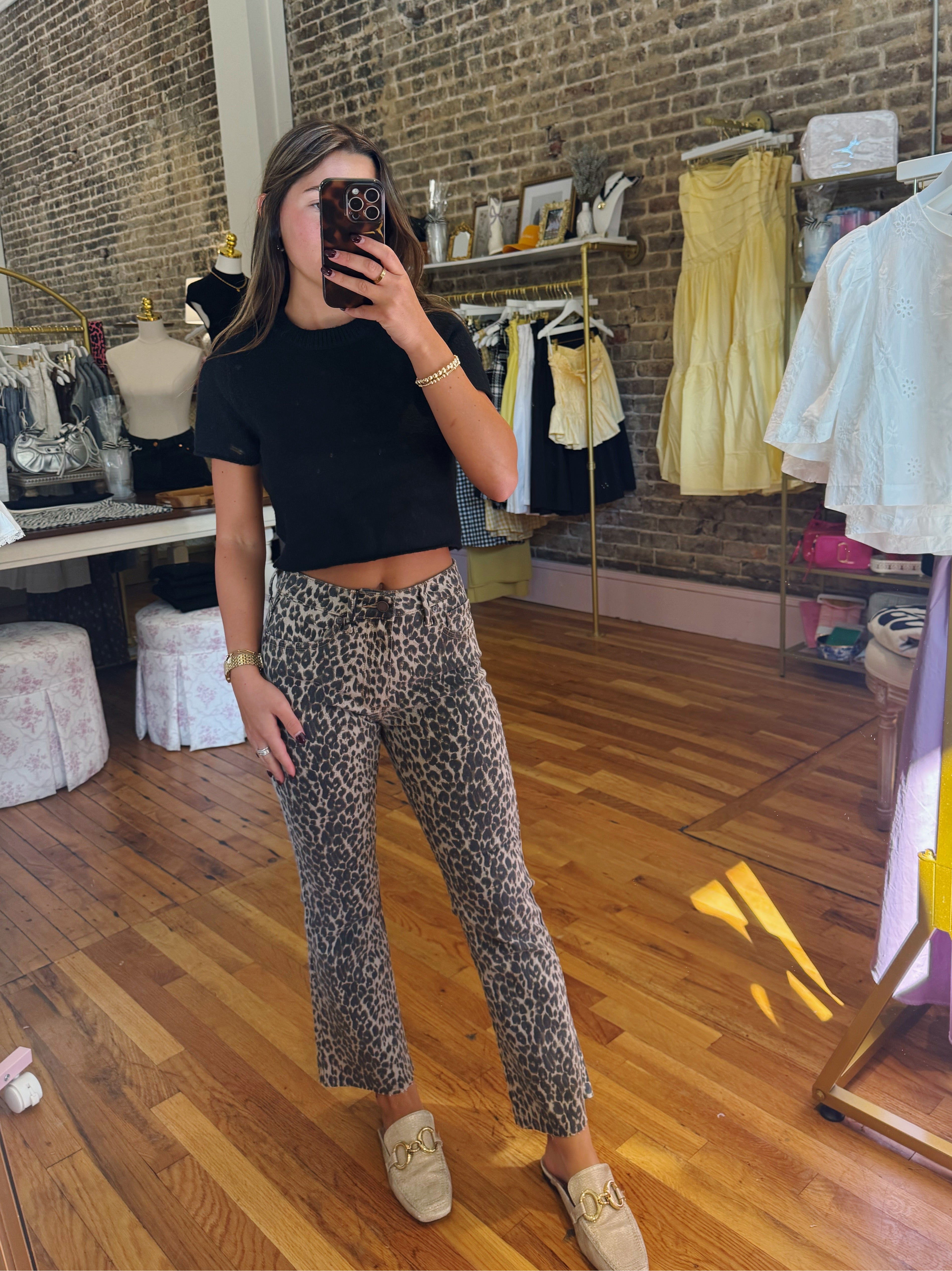 In The Wild Denim - Leopard