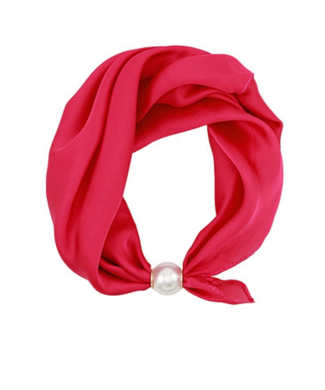 Silky Pearl Magnetic Scarf Necklace (5 colors)