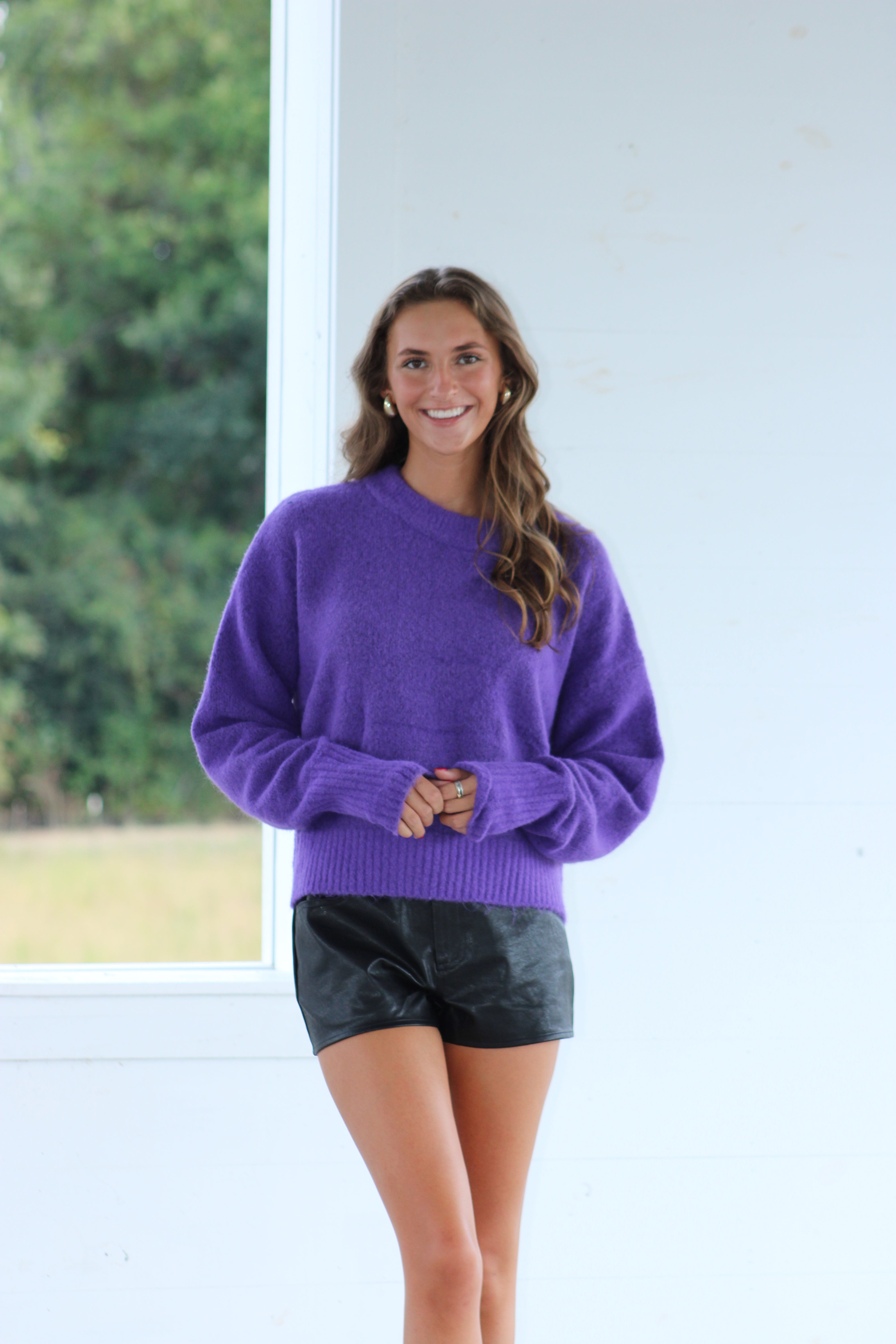 Katherine Sweater - Purple