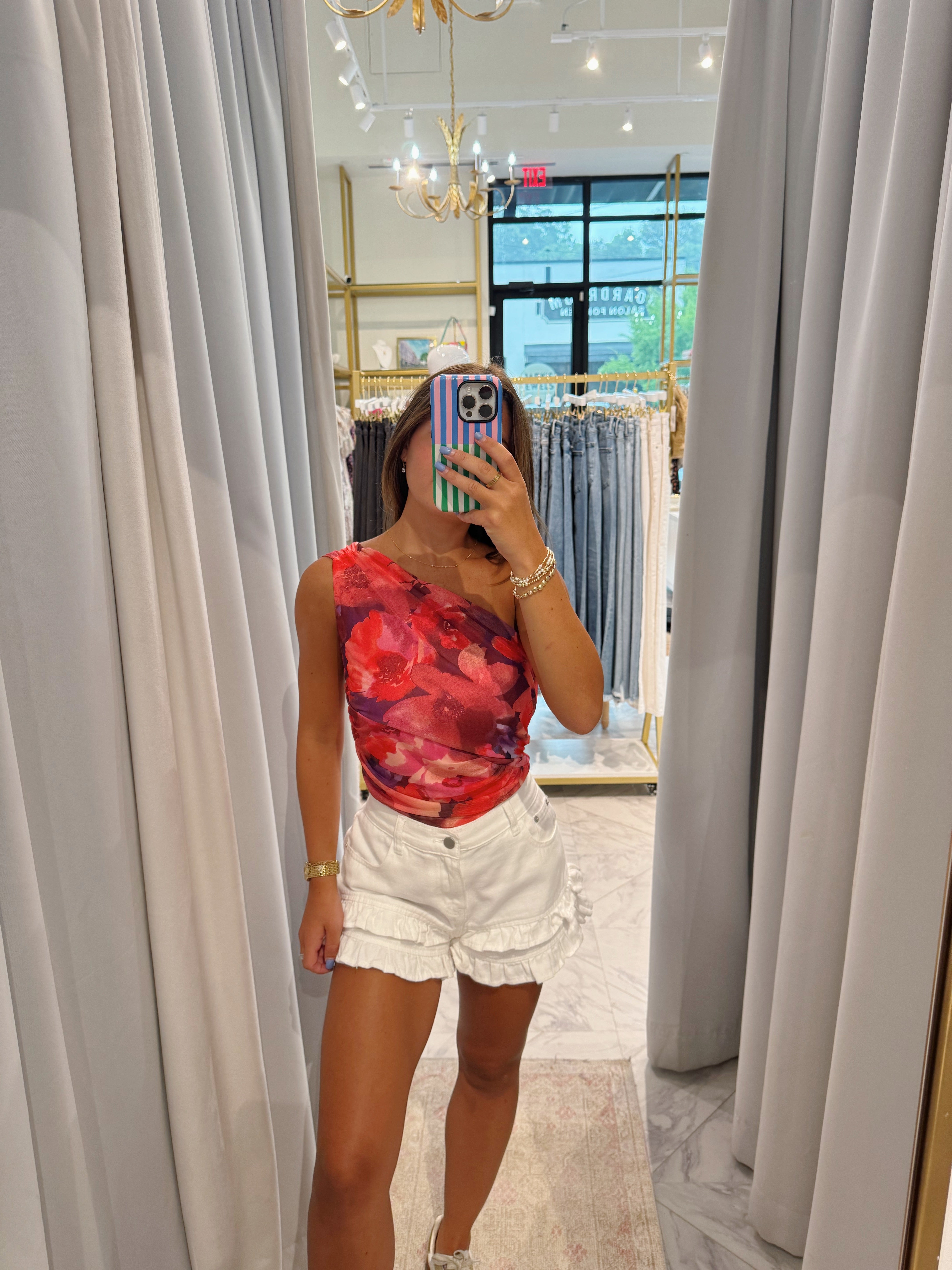 Sunset Stroll Bodysuit - Raspberry