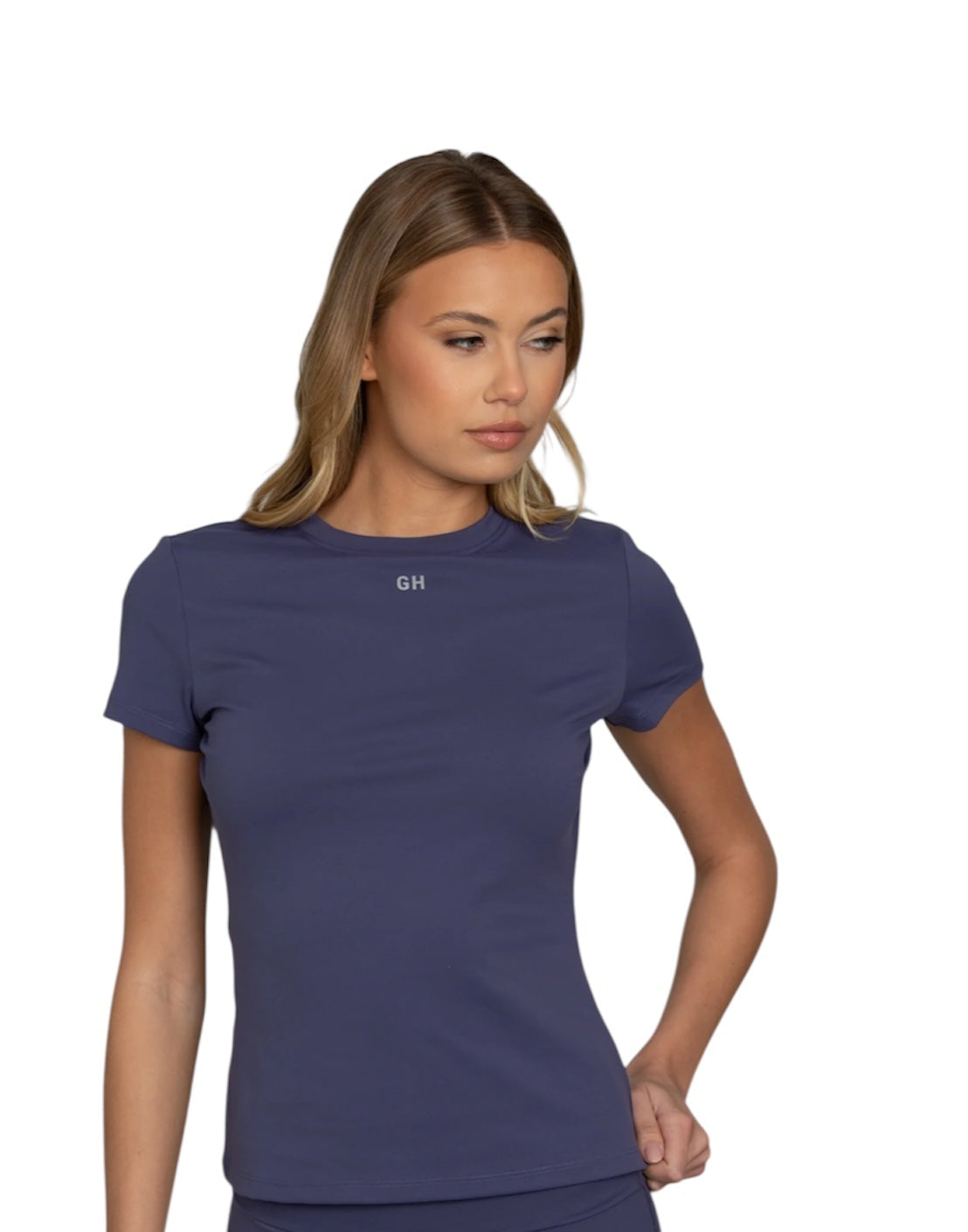 Gold Hinge Essential Full Length Short Sleeve - Pale Indigo