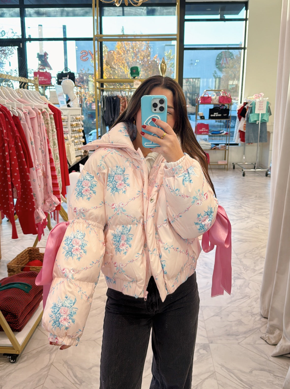 Lilly Puffer Jacket - Pink