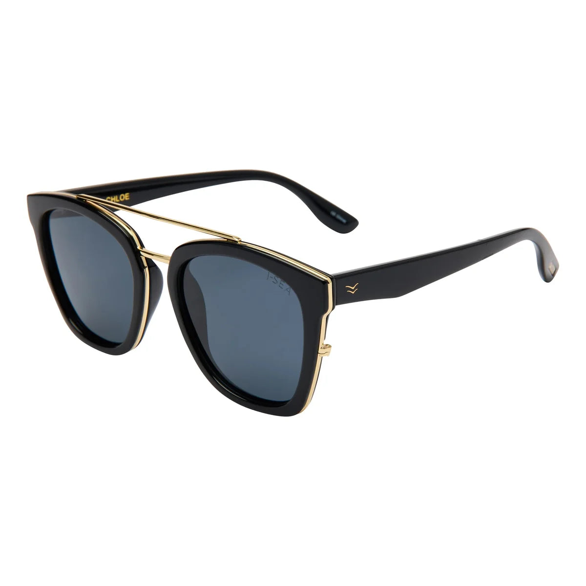 Chloe Sunglasses - Black/Smoke