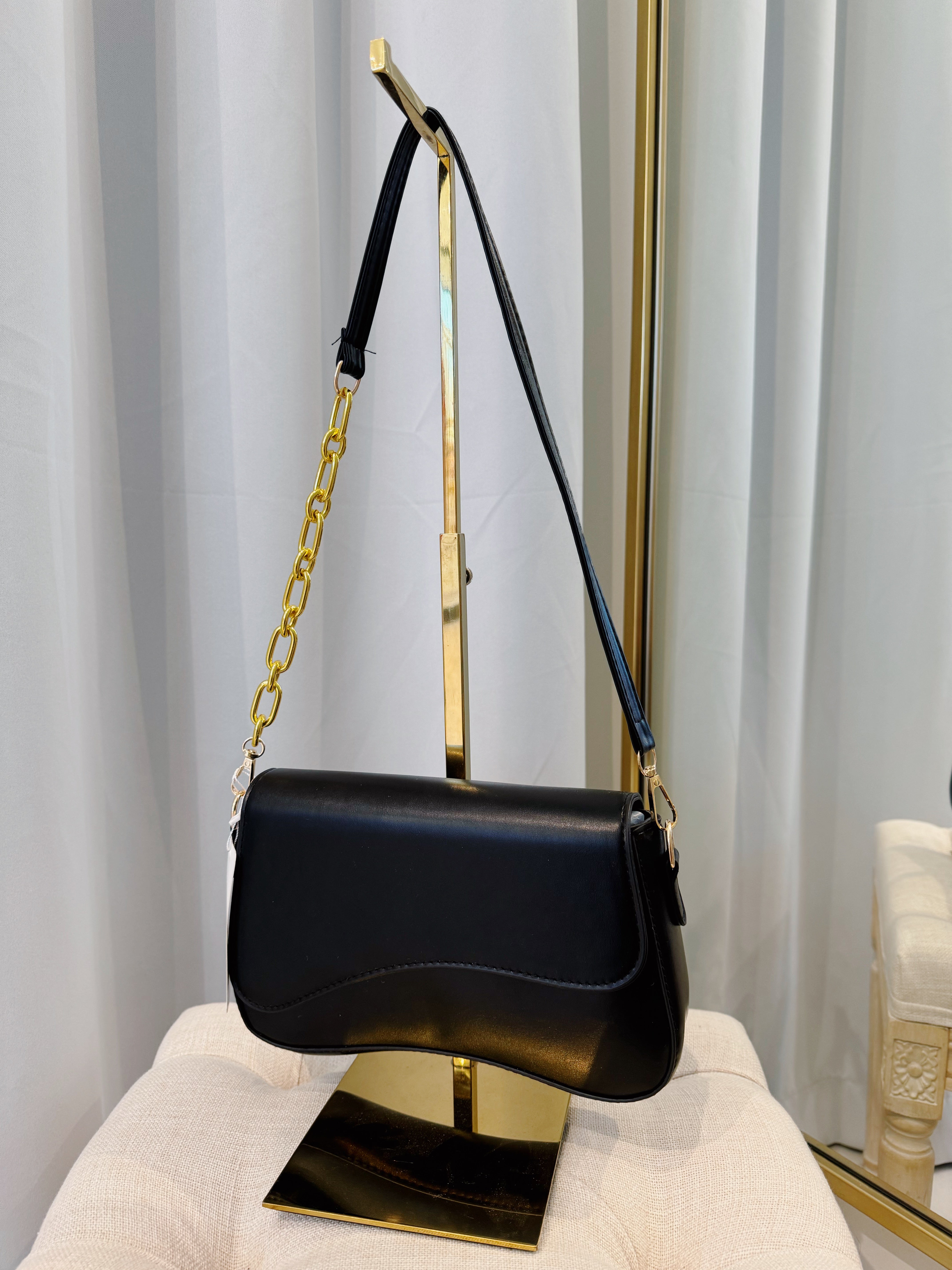 Lexi Asymmetrical Bag - Black