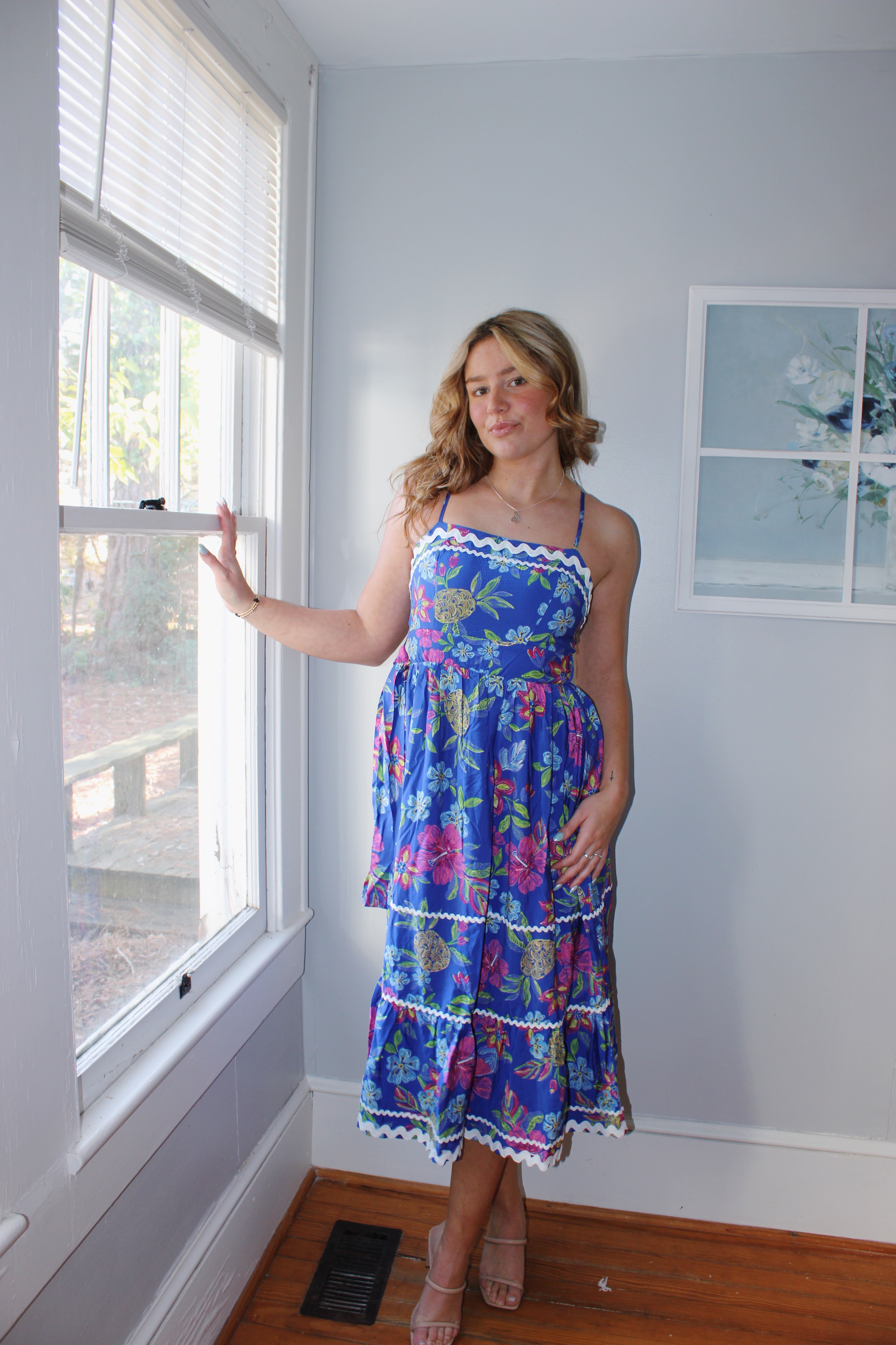 Syracuse Maxi Dress - Blue