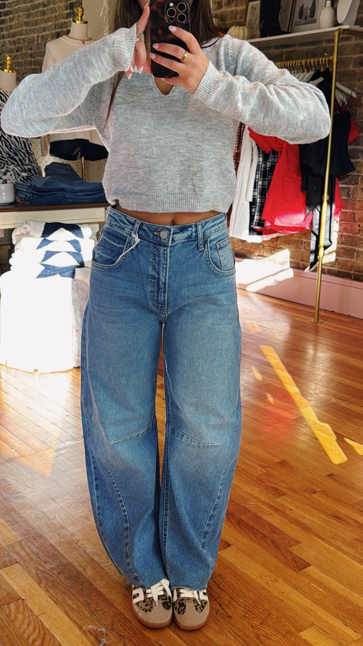 In My Element Barrel Denim