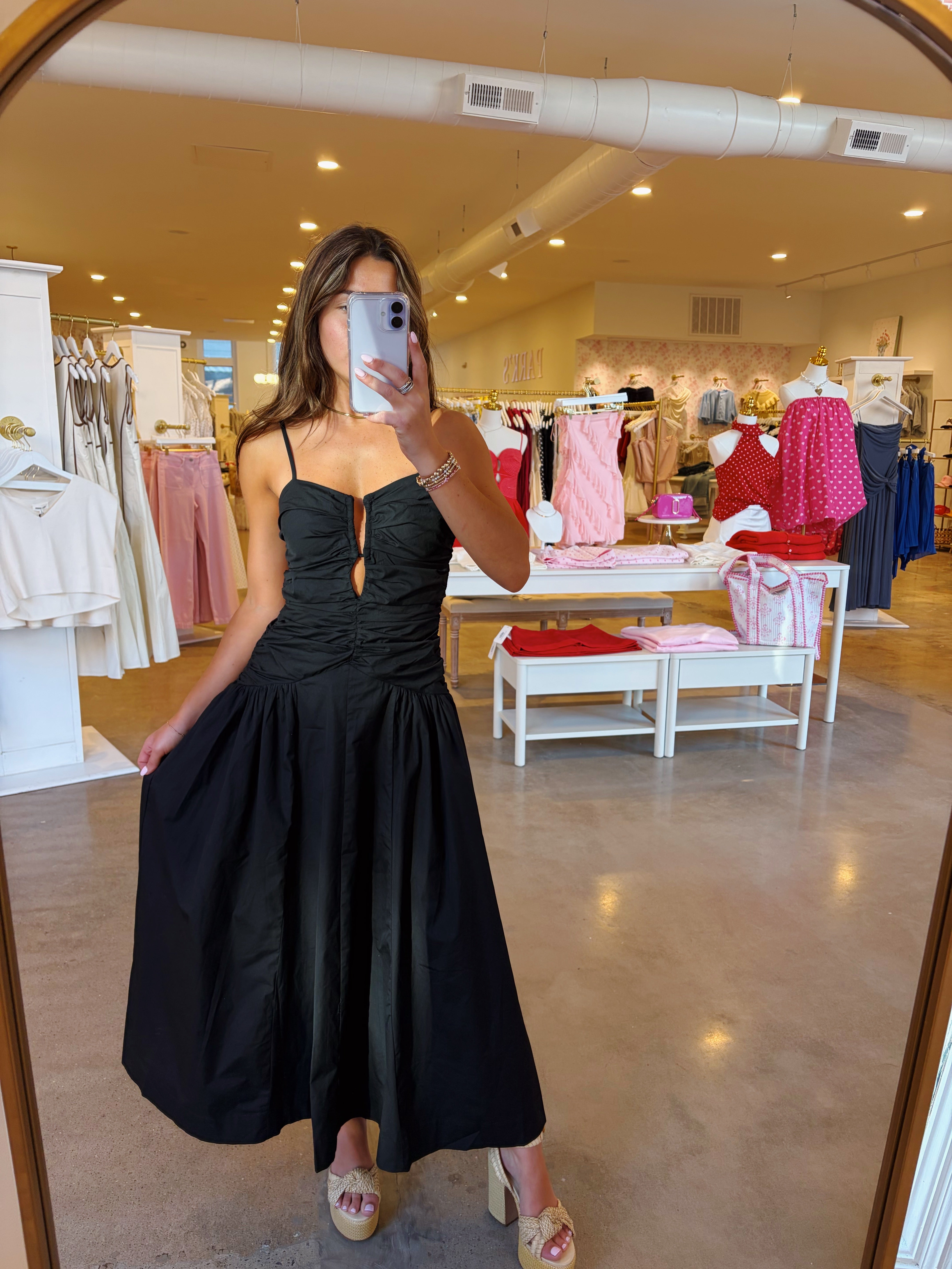 Send My Love Maxi Dress - Black