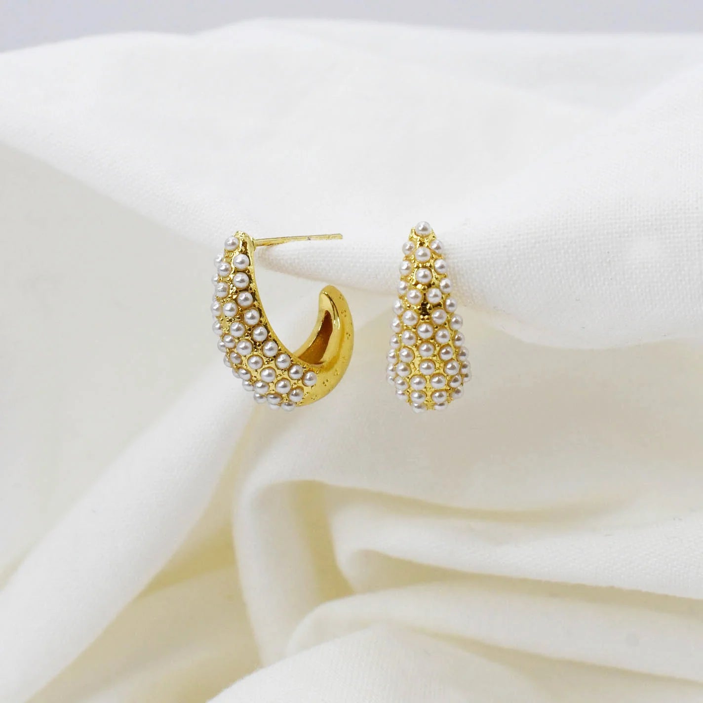 Pearl Arcadia Gold Earrings