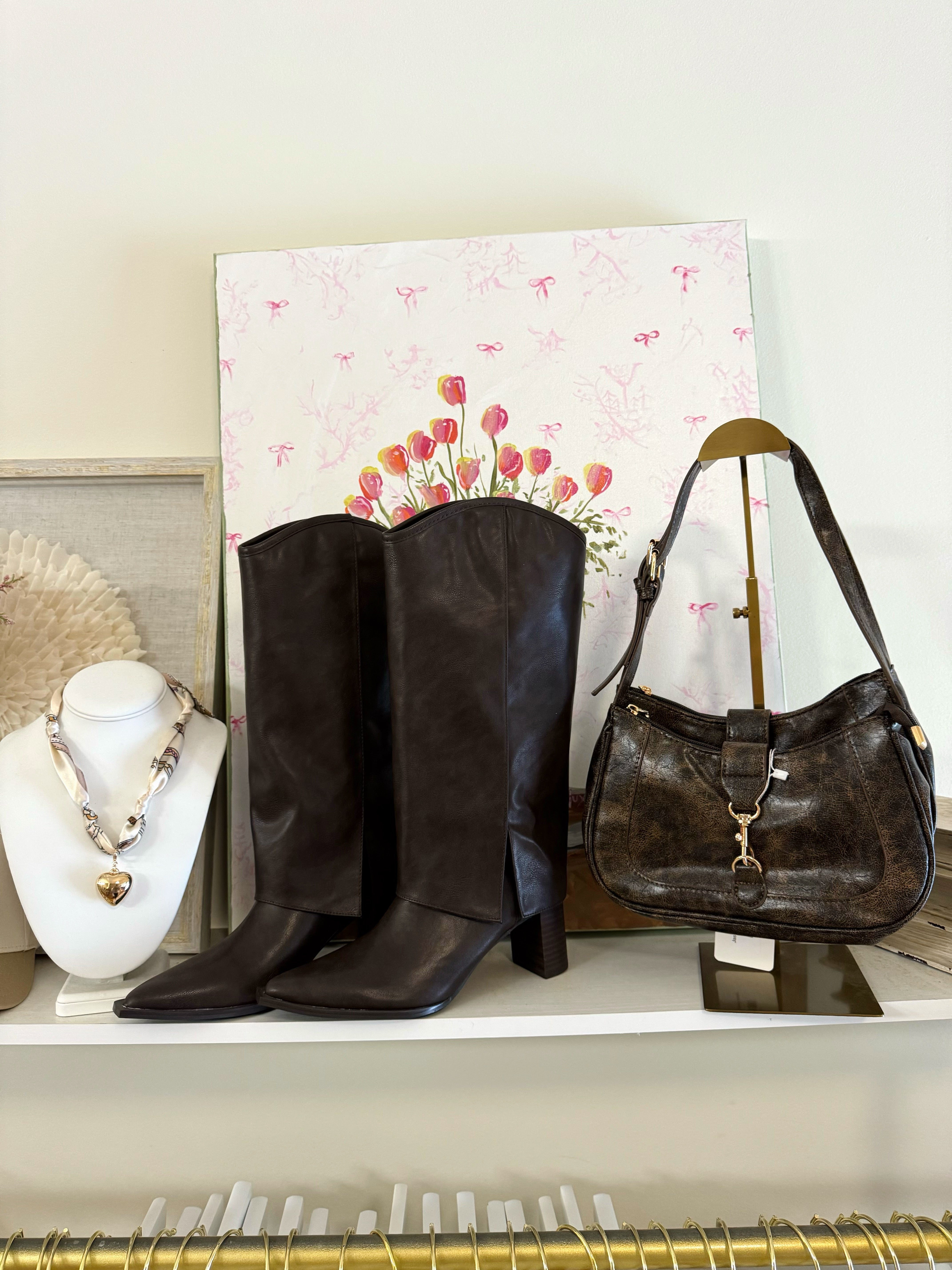 Jasmine Purse - Brown