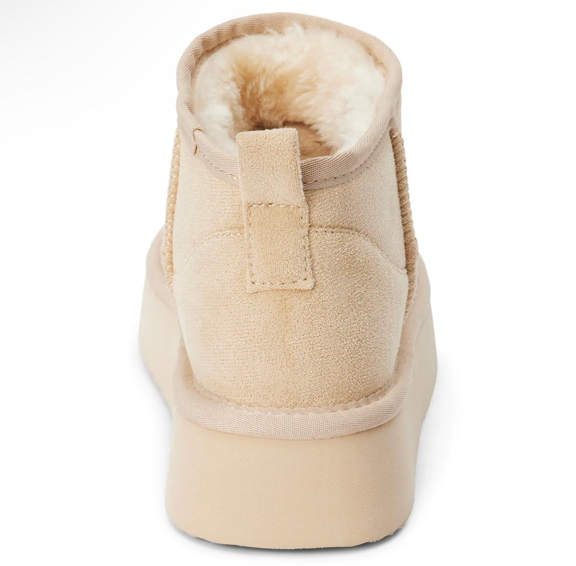 Breckinridge Mini Platform Boots - Natural