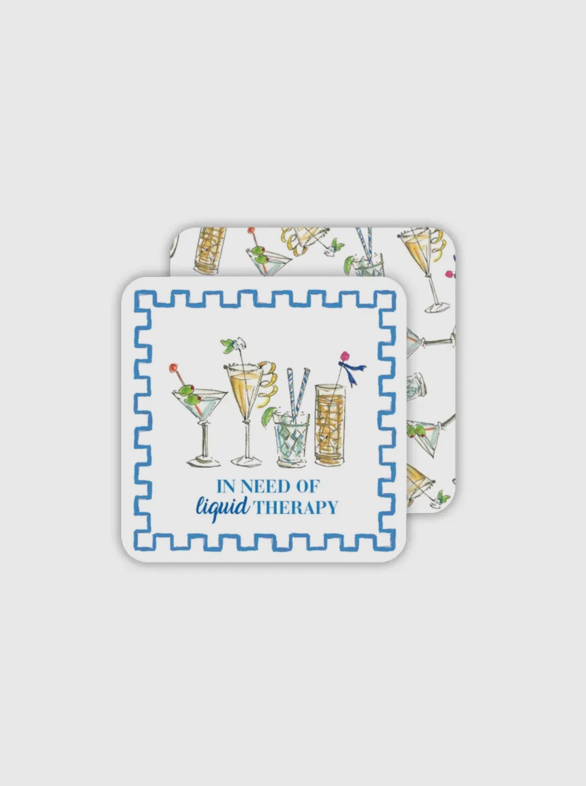 In Need of Liquid Therapy Paper Coaster - Pack of 20