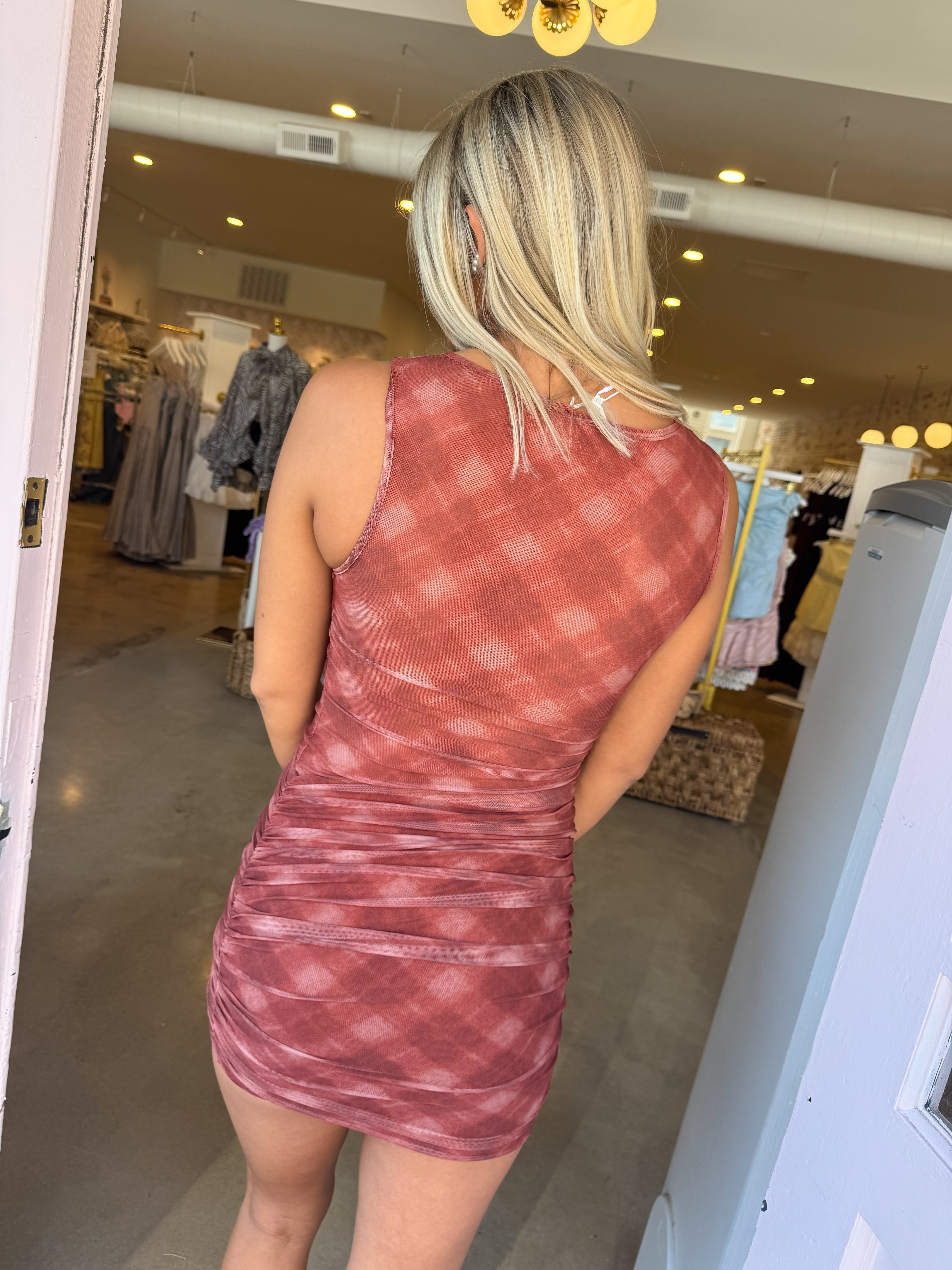 Tempest Mini Dress - Cinnamon