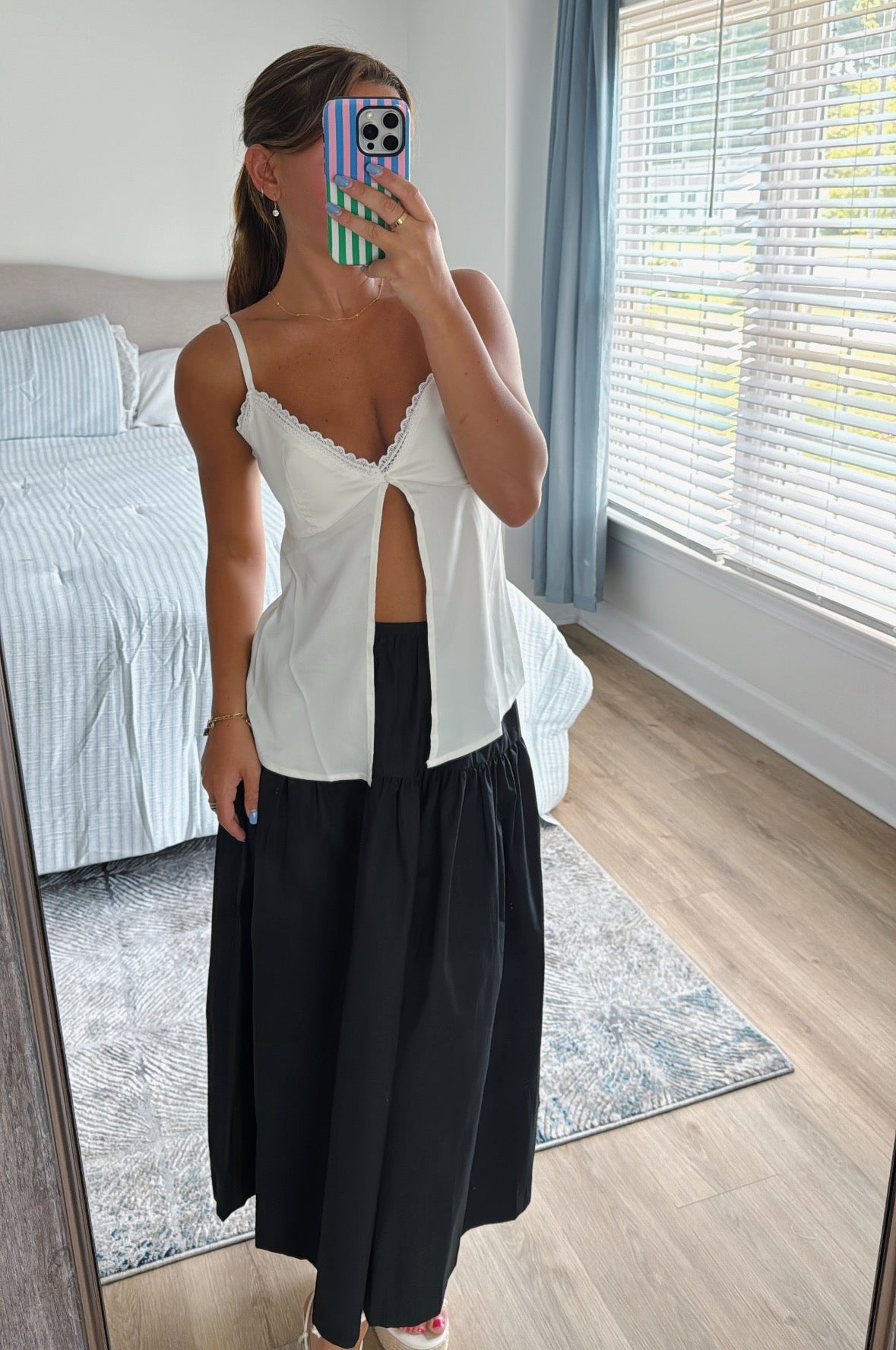 Kaylee Midi Skirt - Black