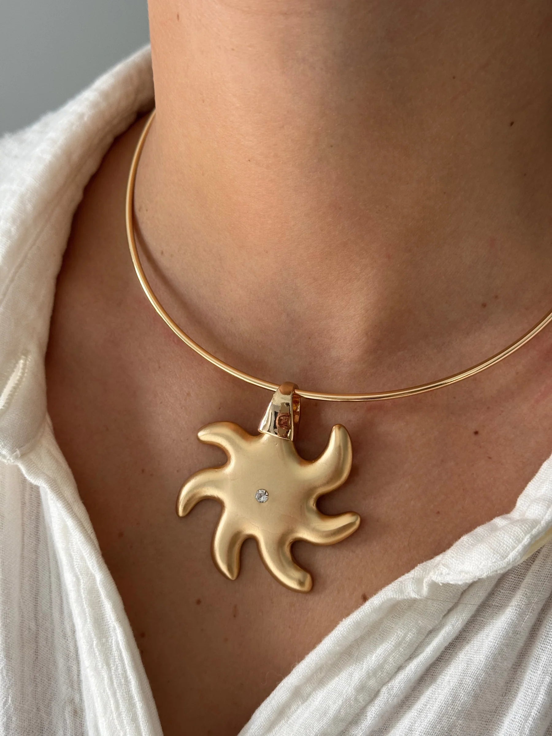 Sun Collar Necklace