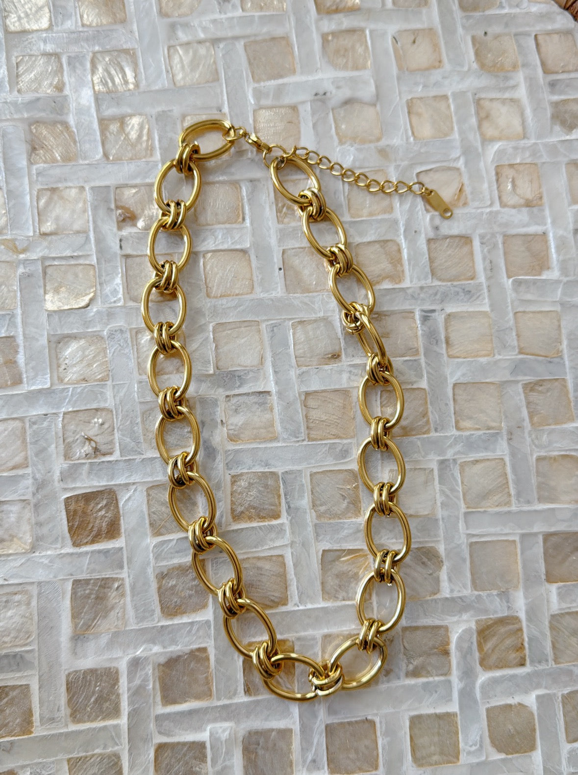 Luxe Chain Necklace - Water Resistant - Tarnish Free