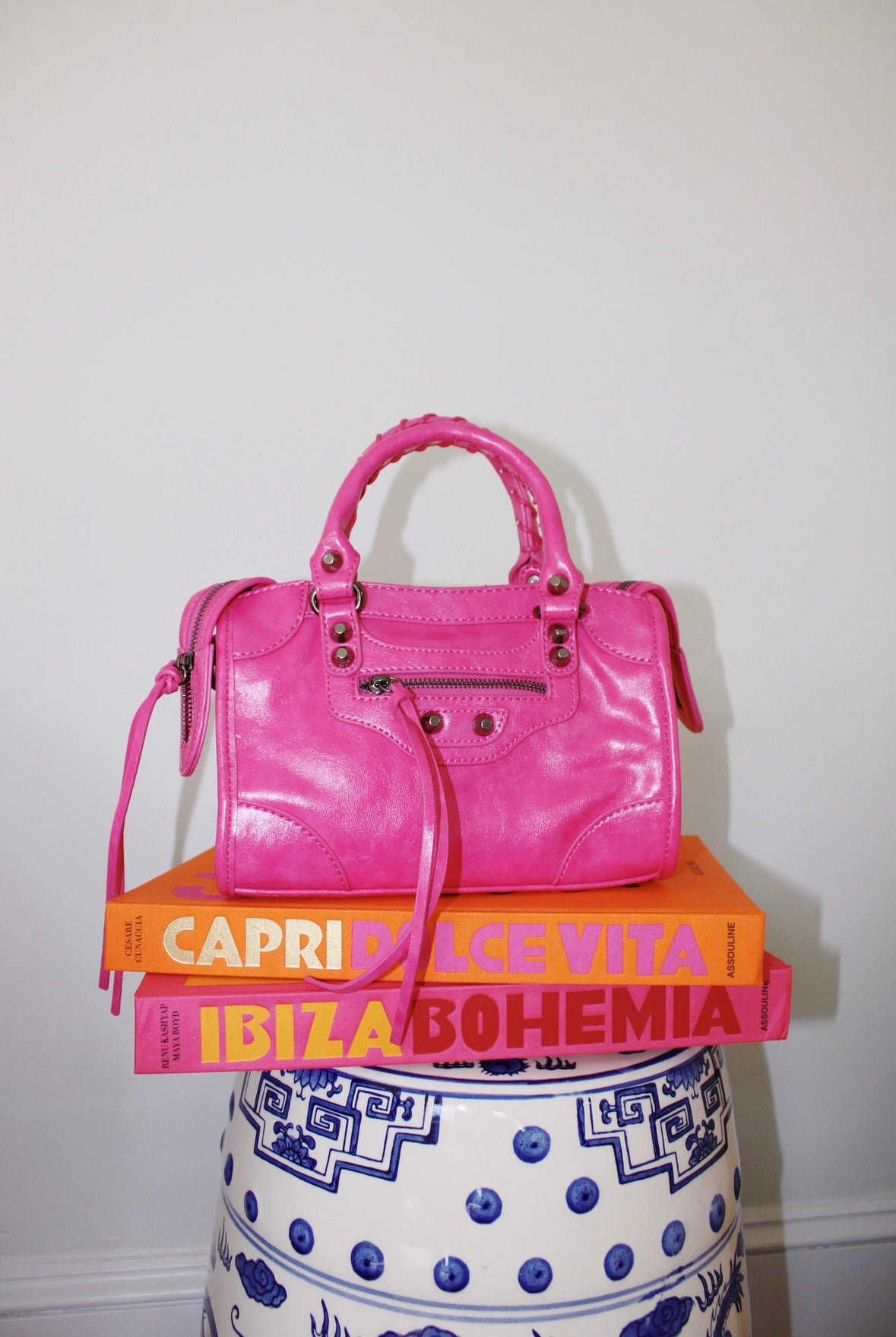 Balenciaga Classic City Mini Fuchsia Pink Handbag