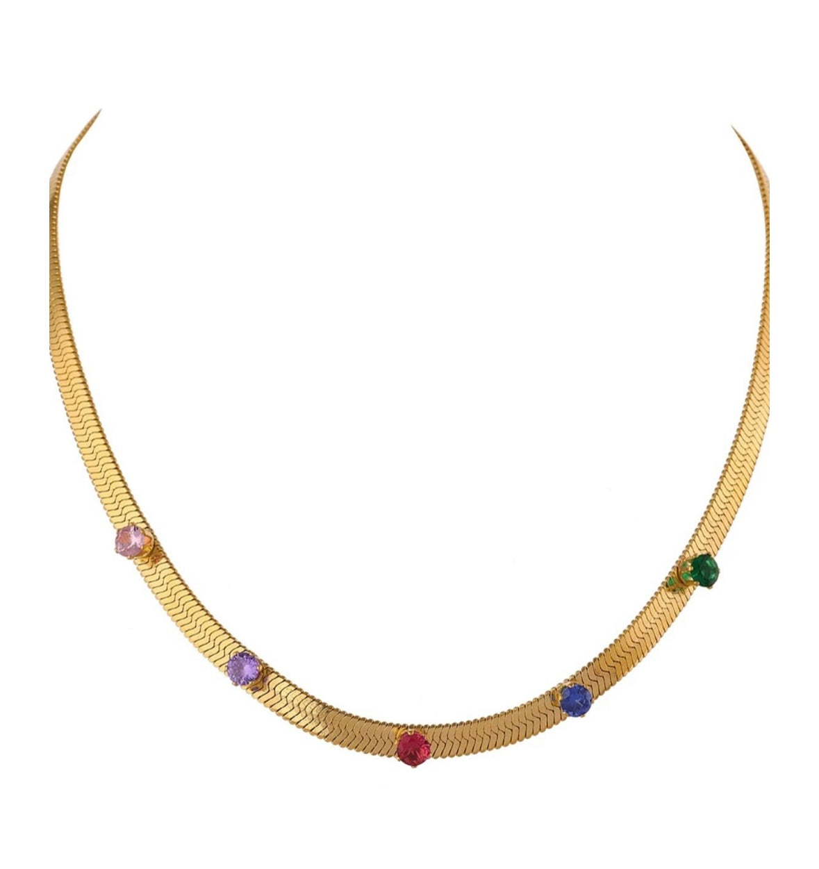 Colorful Kim Necklace - Water Resistant