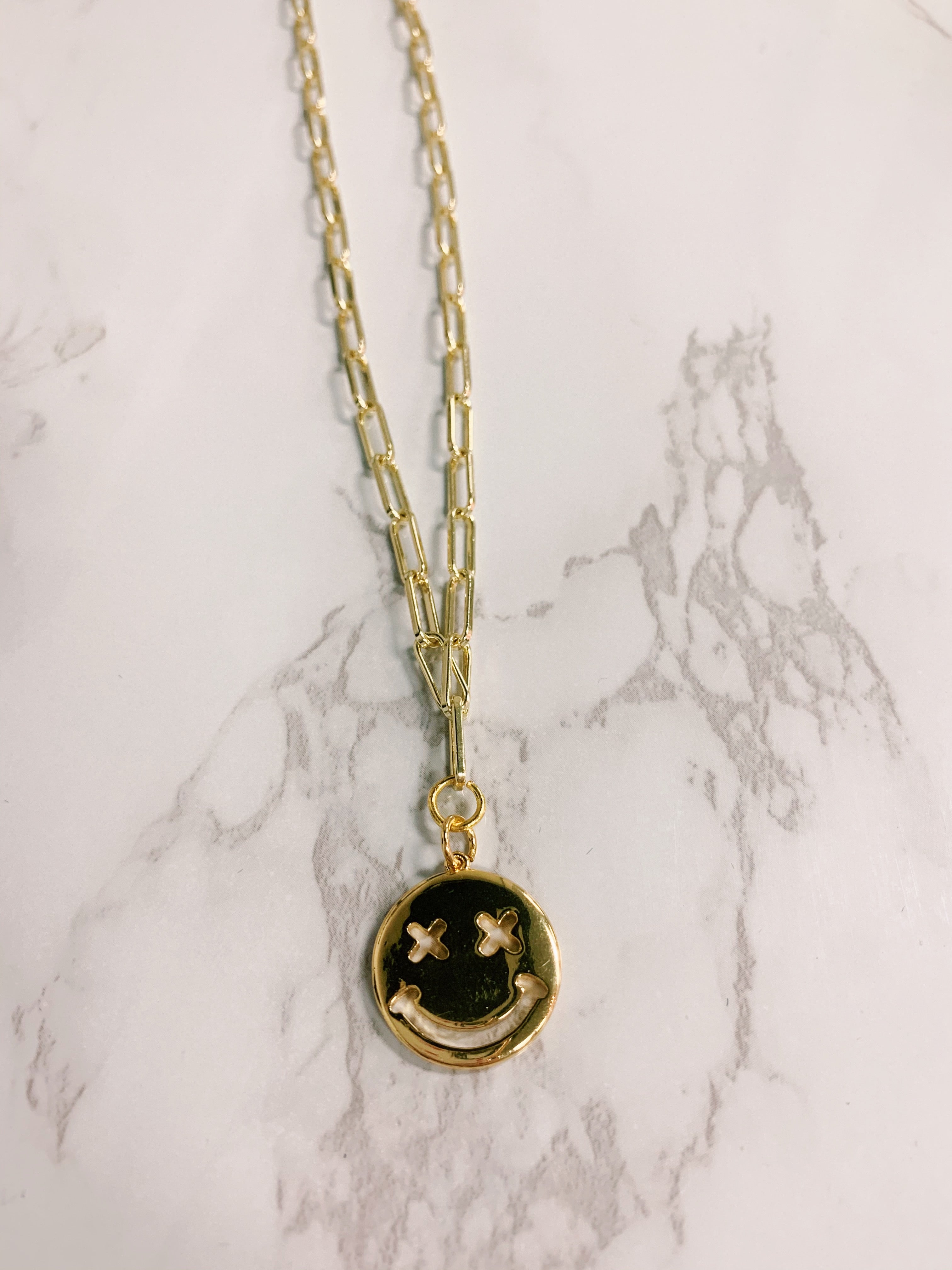 X Smiley Necklace