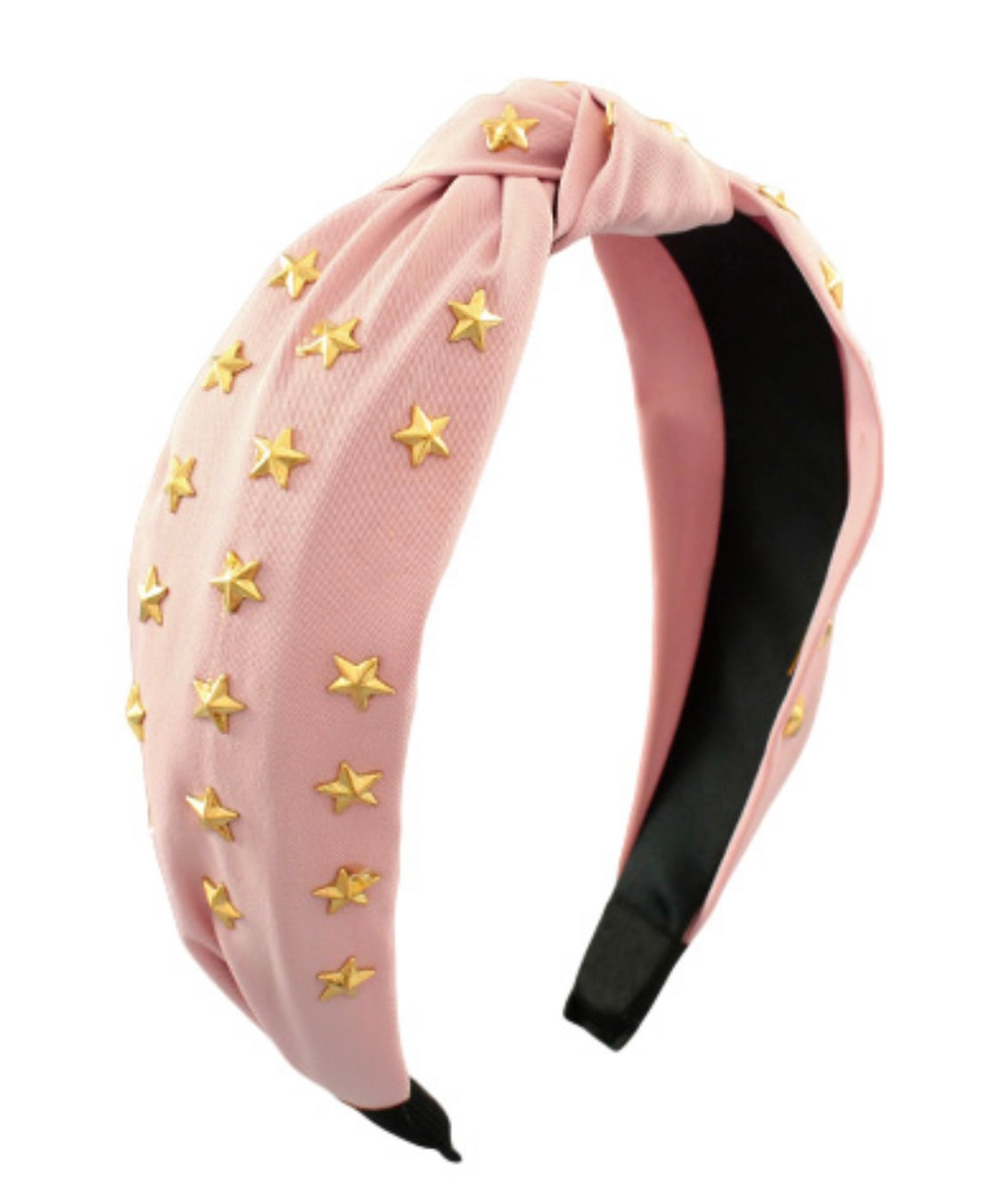Star Studded Knotted Headband - Blush