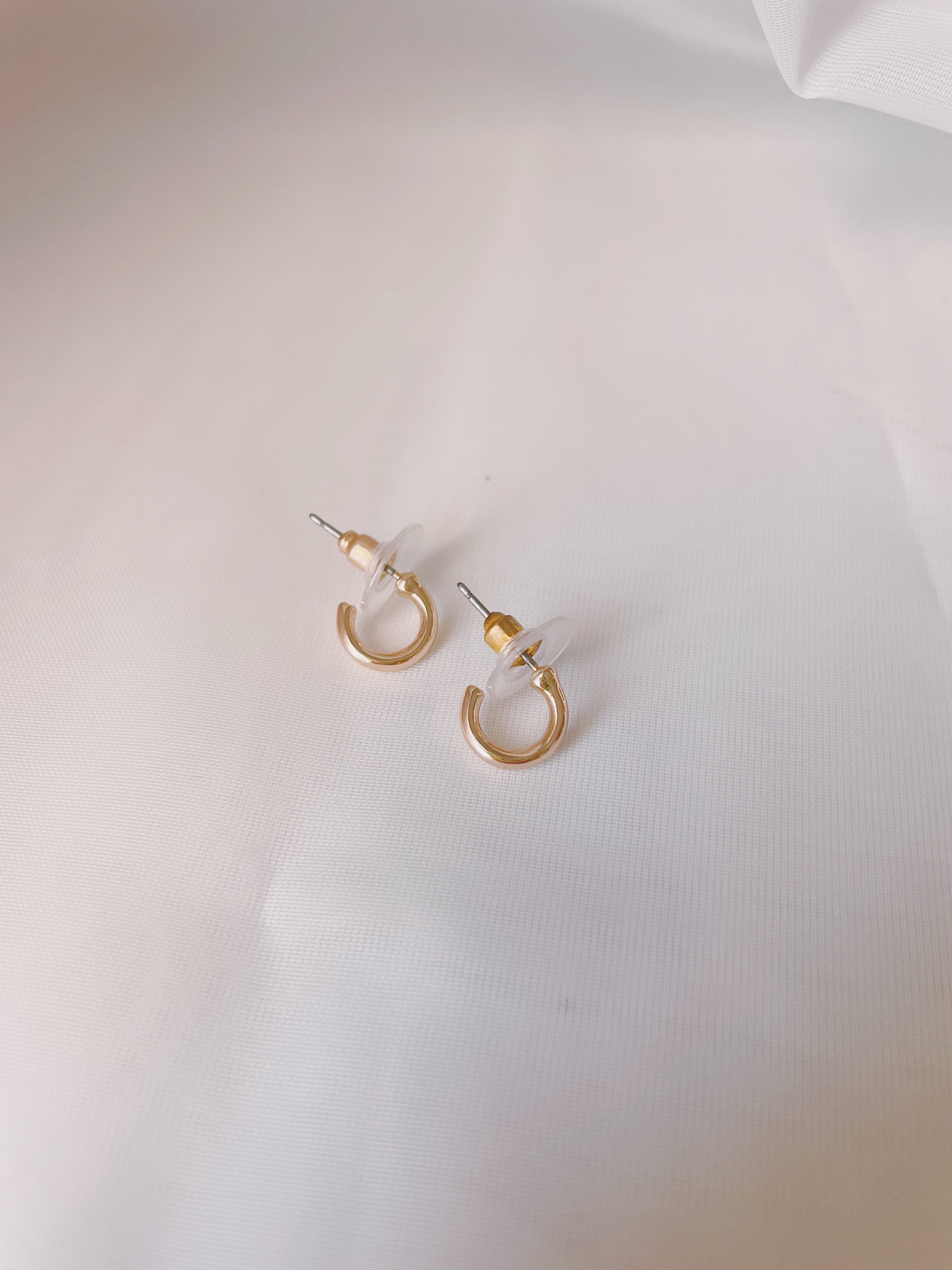 Micro Gold Hoops