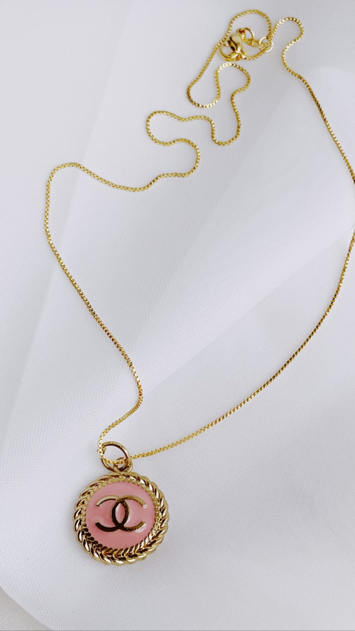 CHANEL Pendant Necklace CC Logo light Gold baby pearl silver rhinestone 09A  w/ Box – art Japan Export