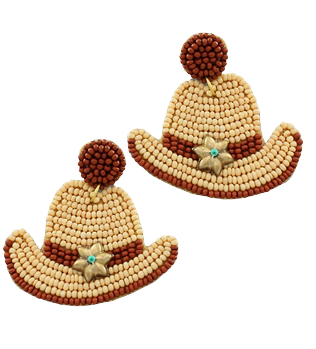 Cowboy Hat Earrings