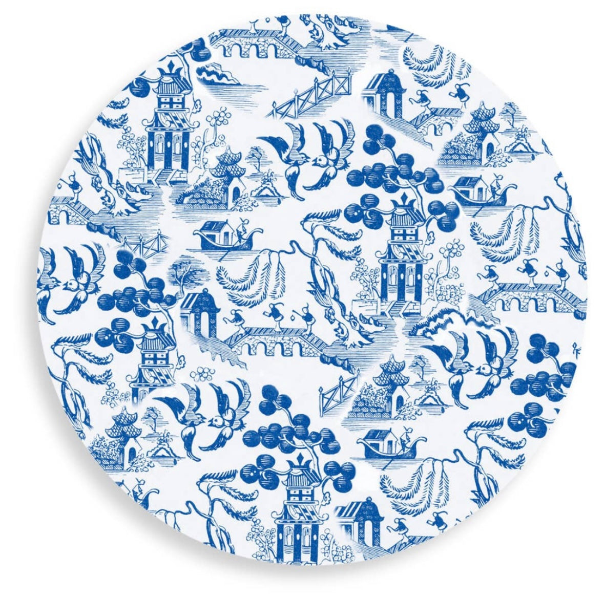 Chinoiserie Coasters - (Set of 2)