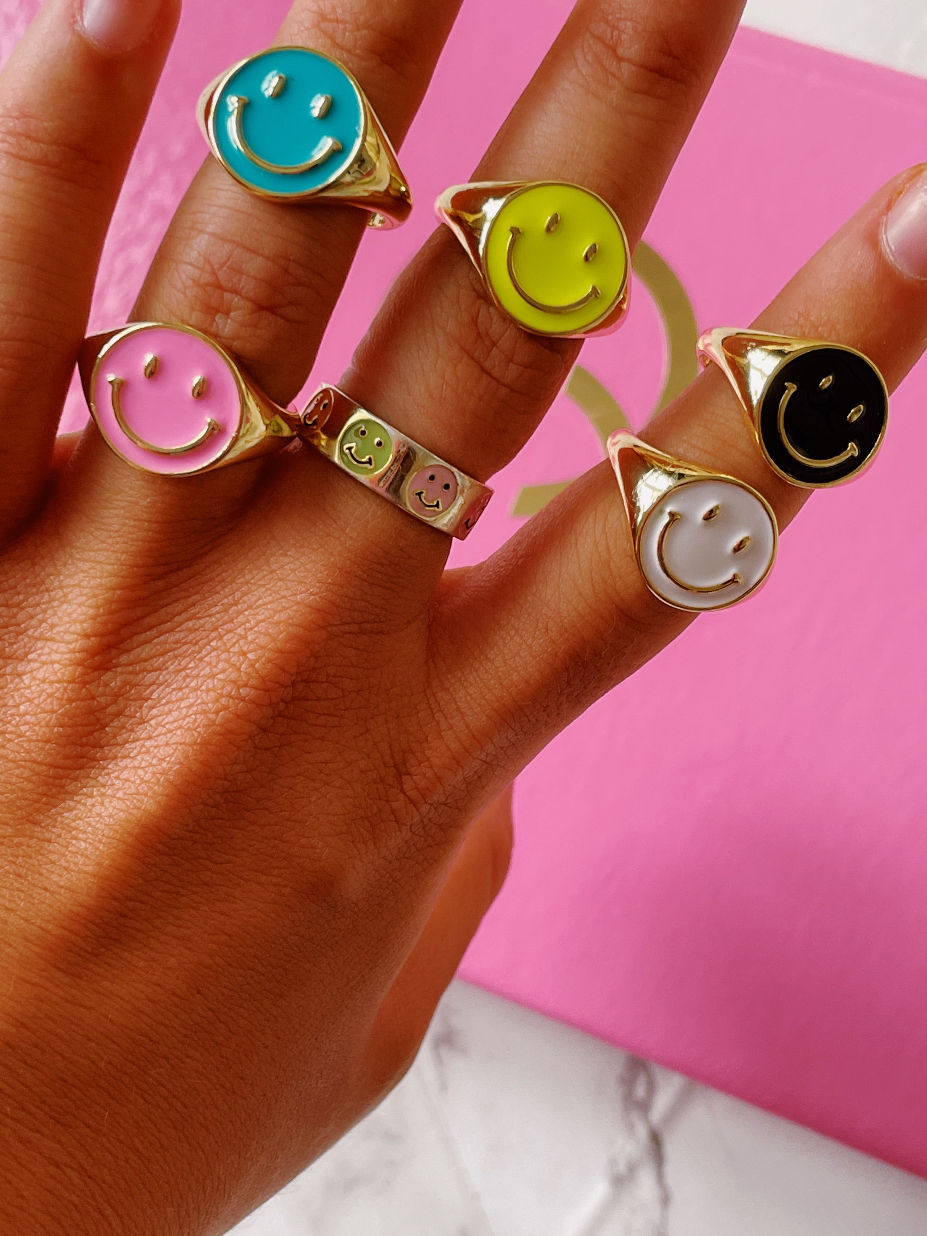 Colorful Smile Rings